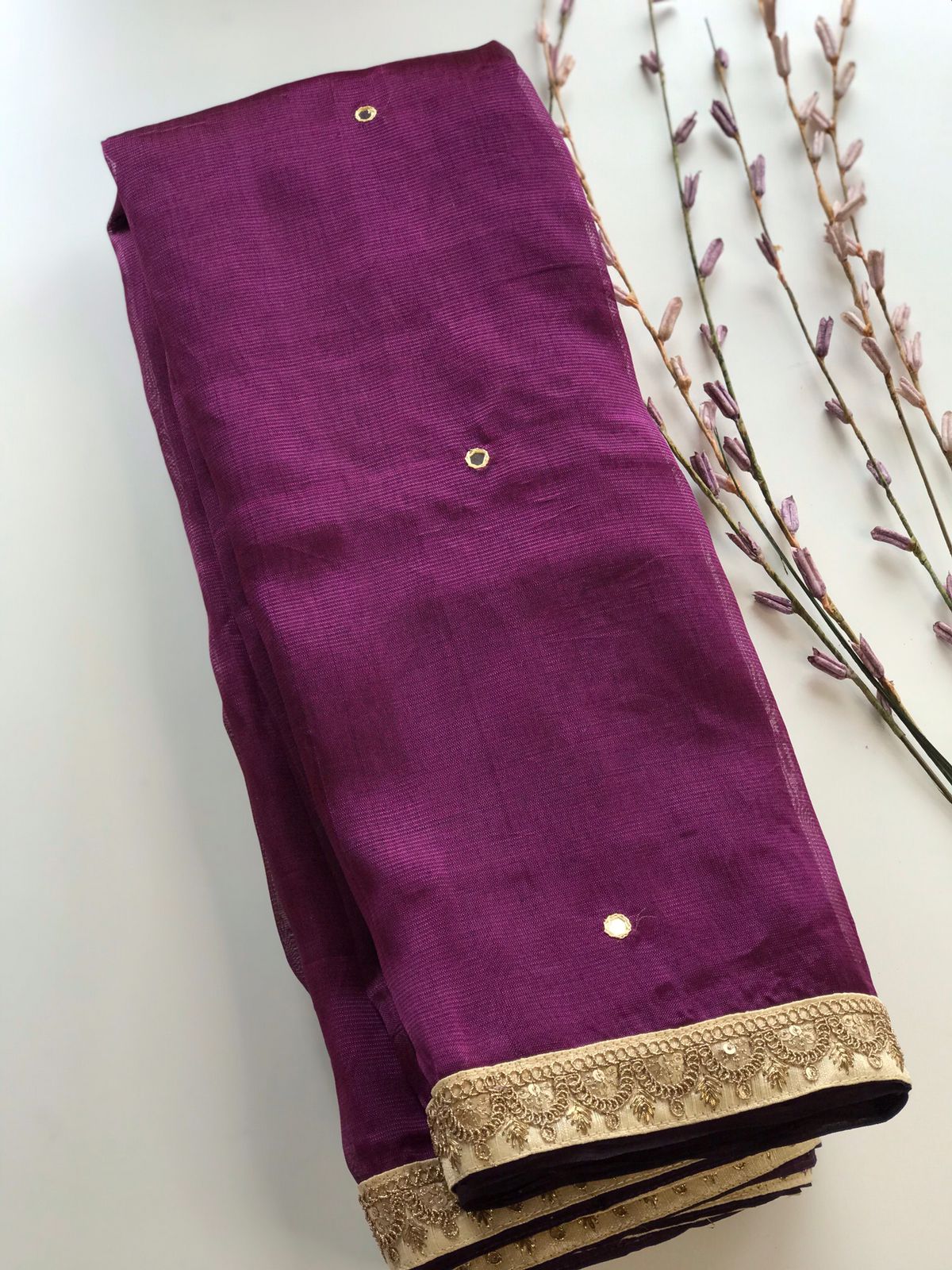 ✨ Diva - Regal ✨ Violet and Beige Combo! - Image 4