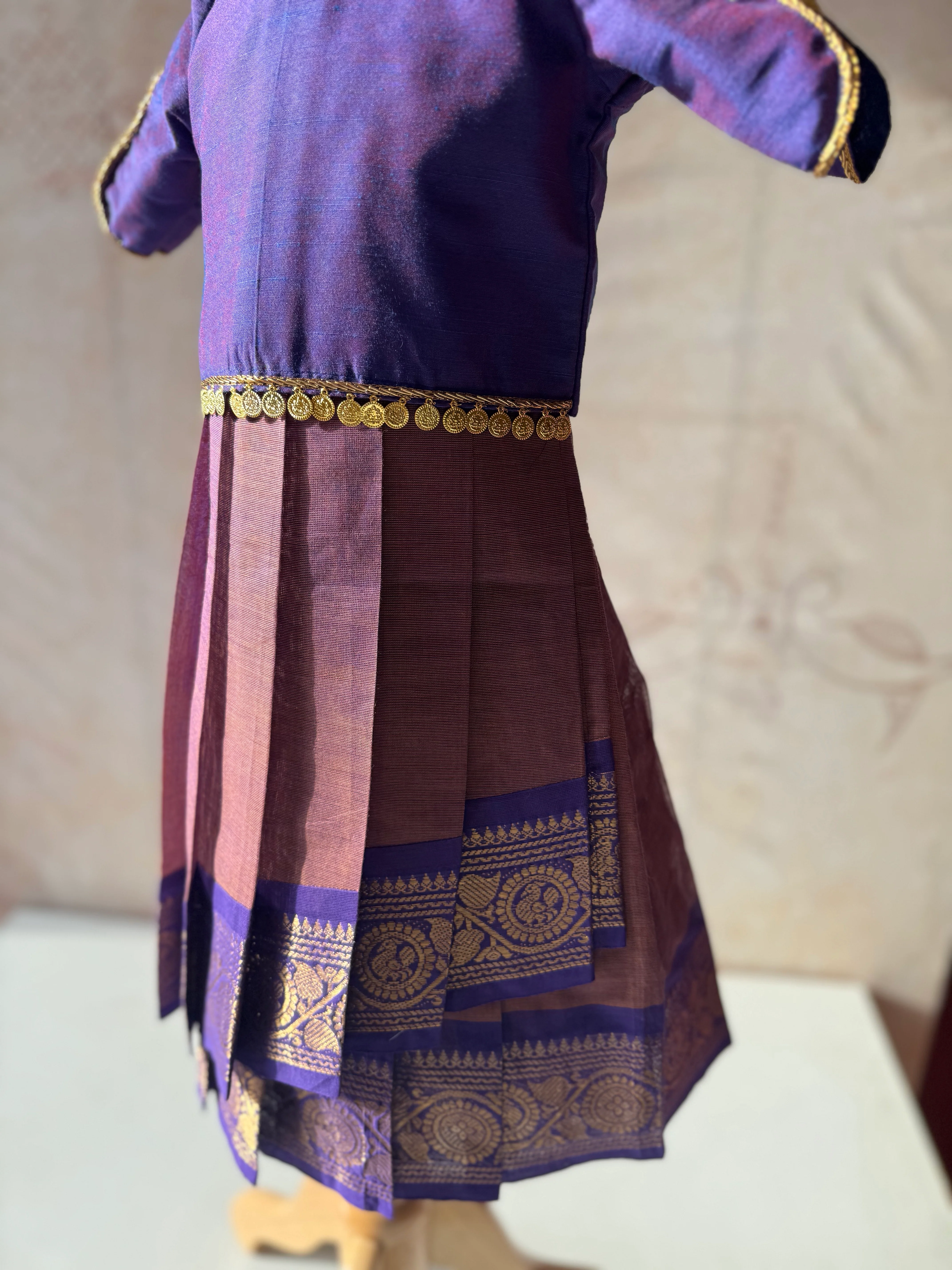 Aarna Overlapped Bodice Skirt and Top - Image 3