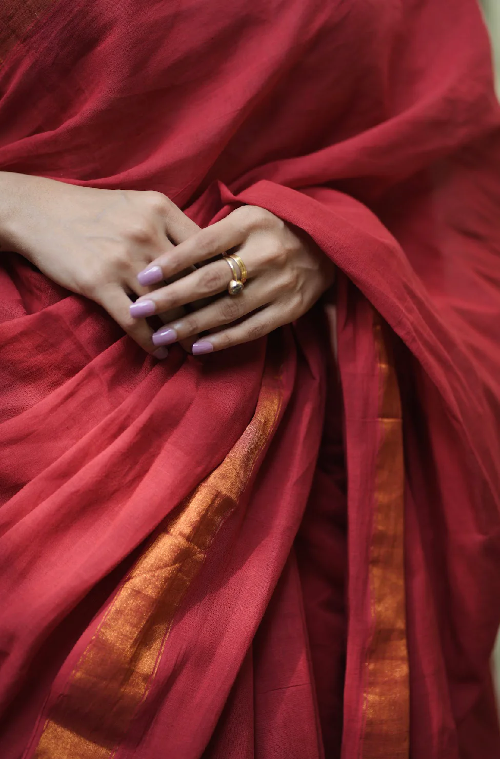 Bhavya- Cotton Saree - Image 7