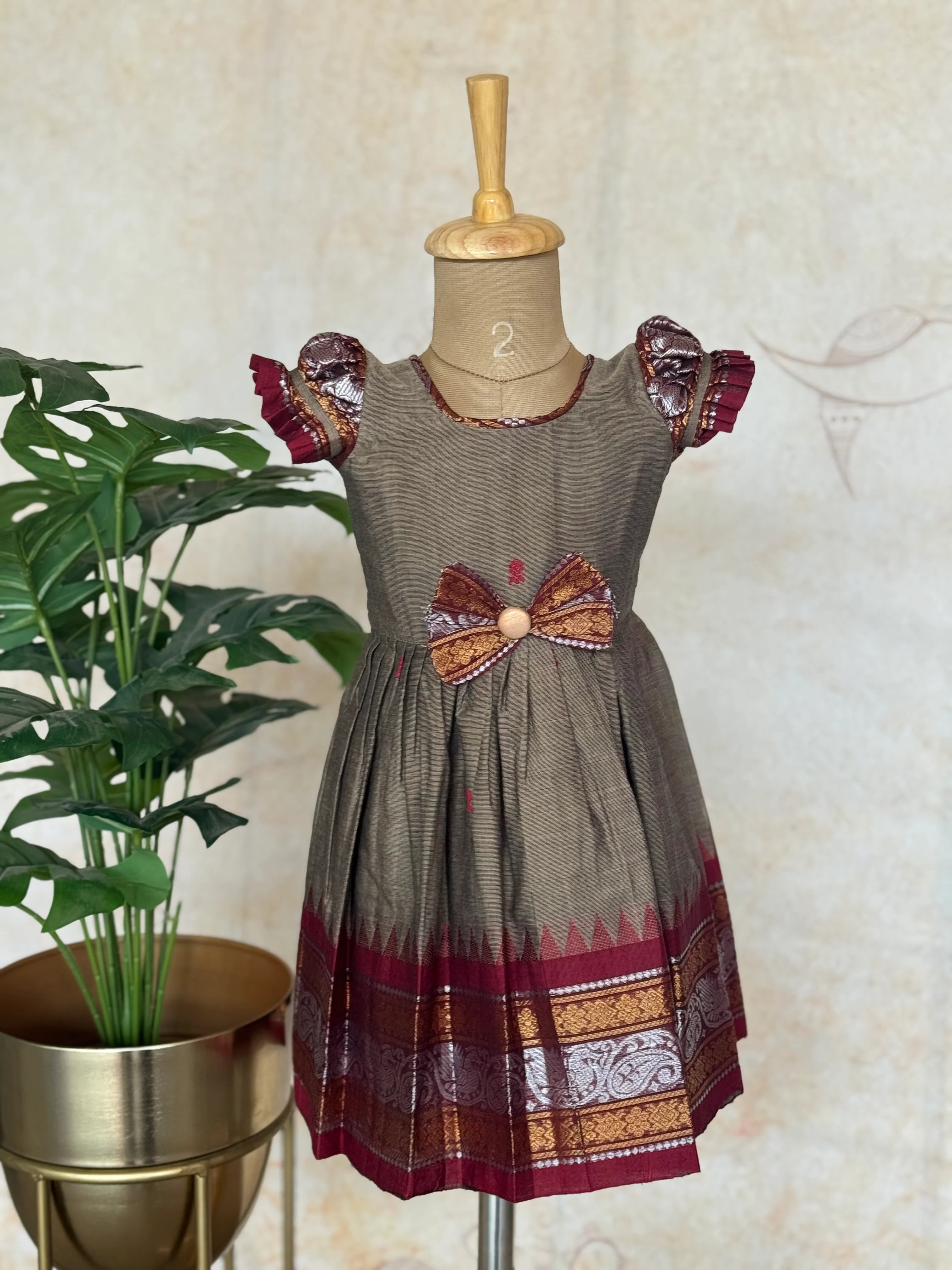 Chettinad Cotton Kids Frock - Express
