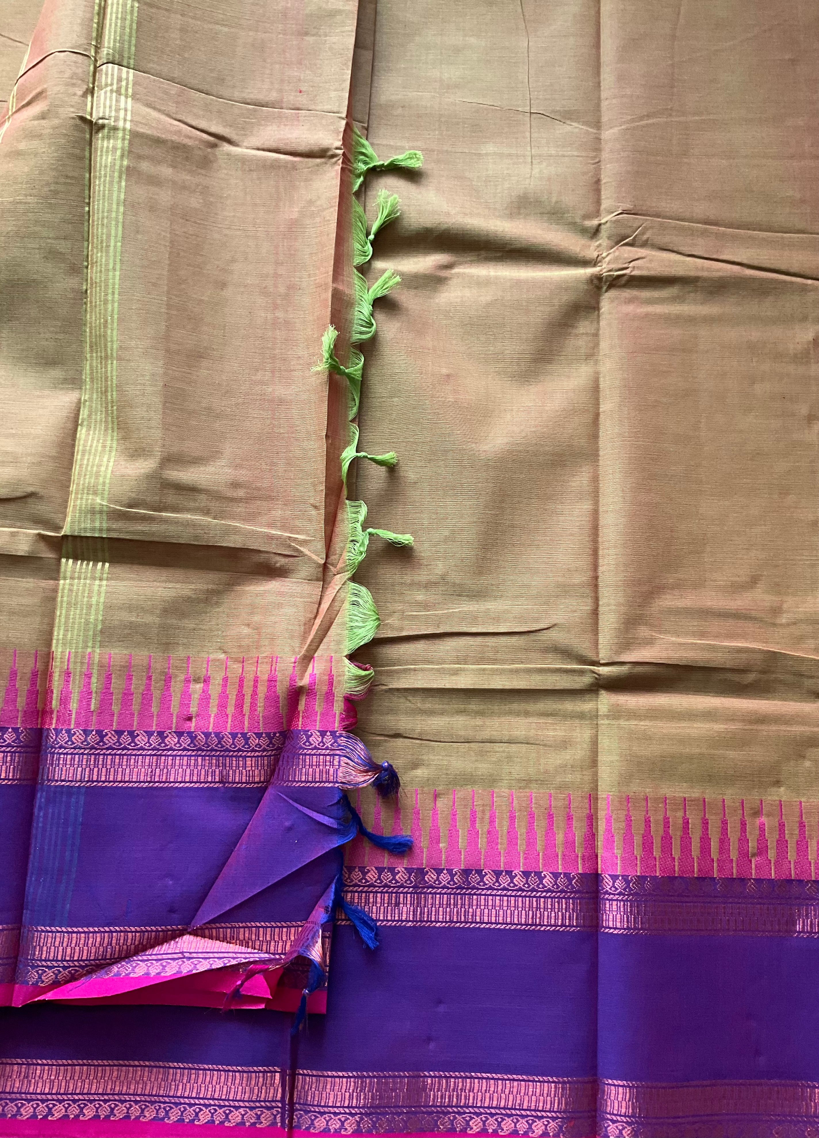 Chettinad Cotton Saree - Festive Collection - Image 3