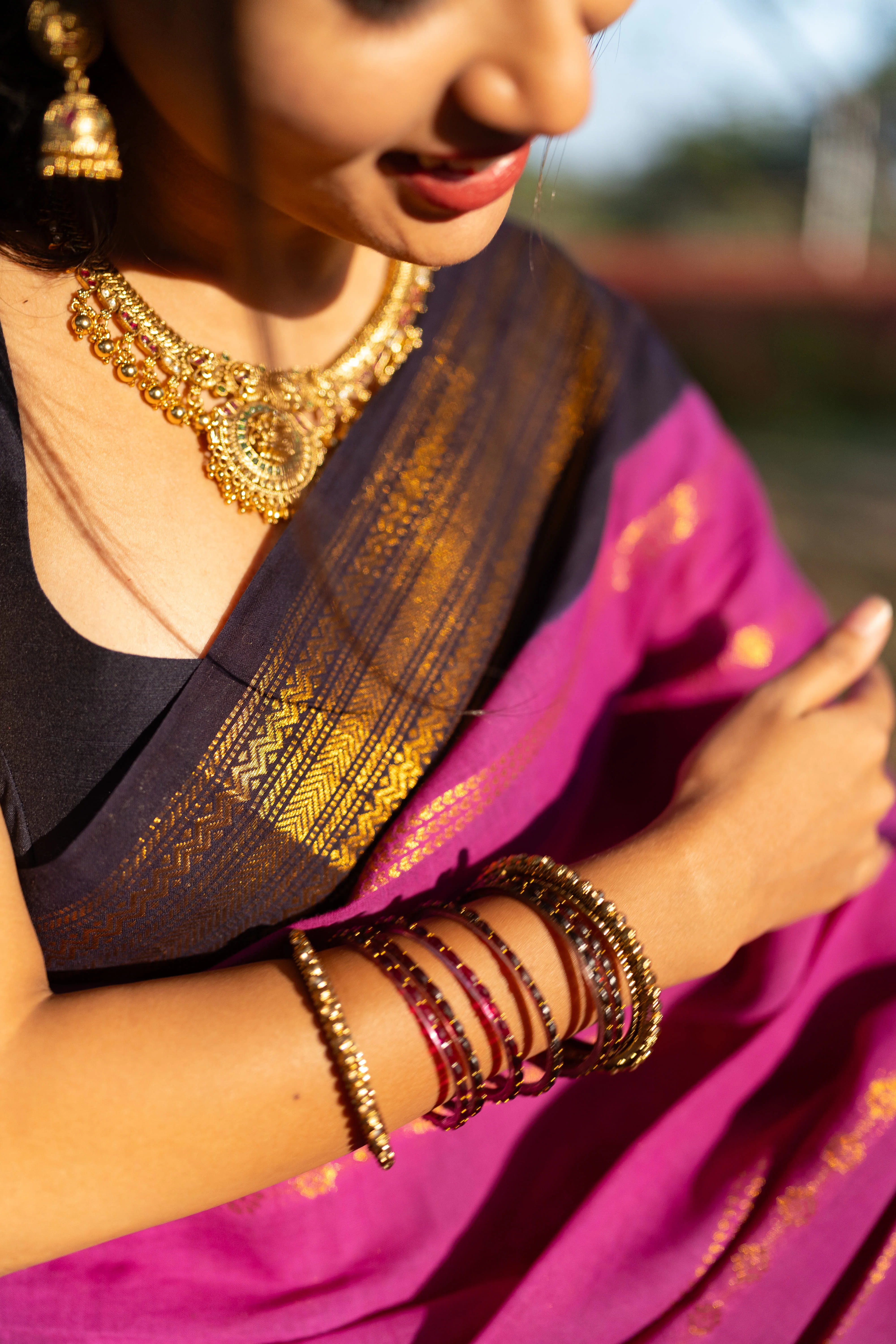 Devaki Sungudi Cotton Saree – Handcrafted Madurai Sungudi Saree in Soft Cotton - Image 5