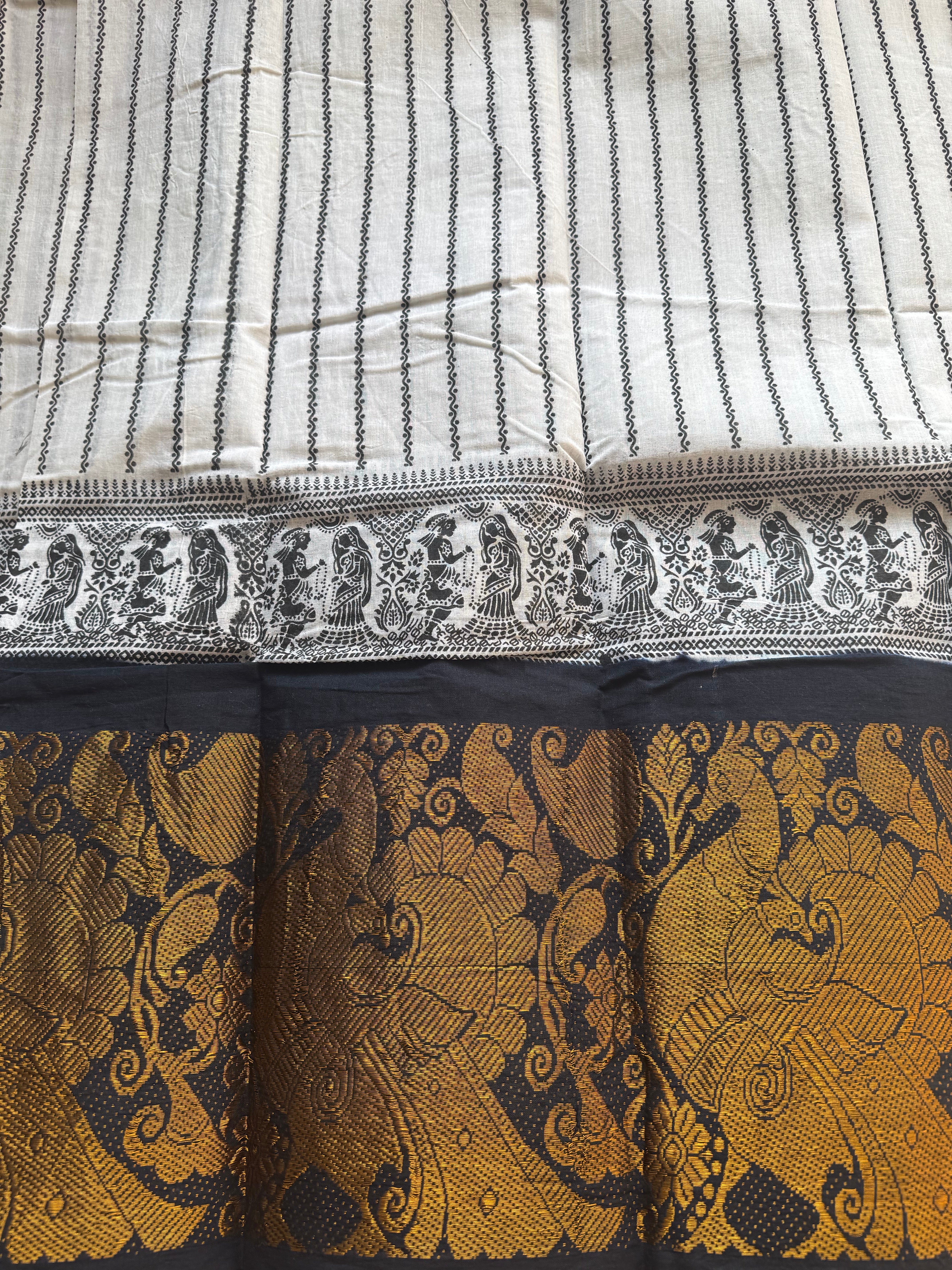 Devaki - Sungudi Cotton Saree – Handcrafted Madurai Sungudi Saree in Soft Cotton - Image 2