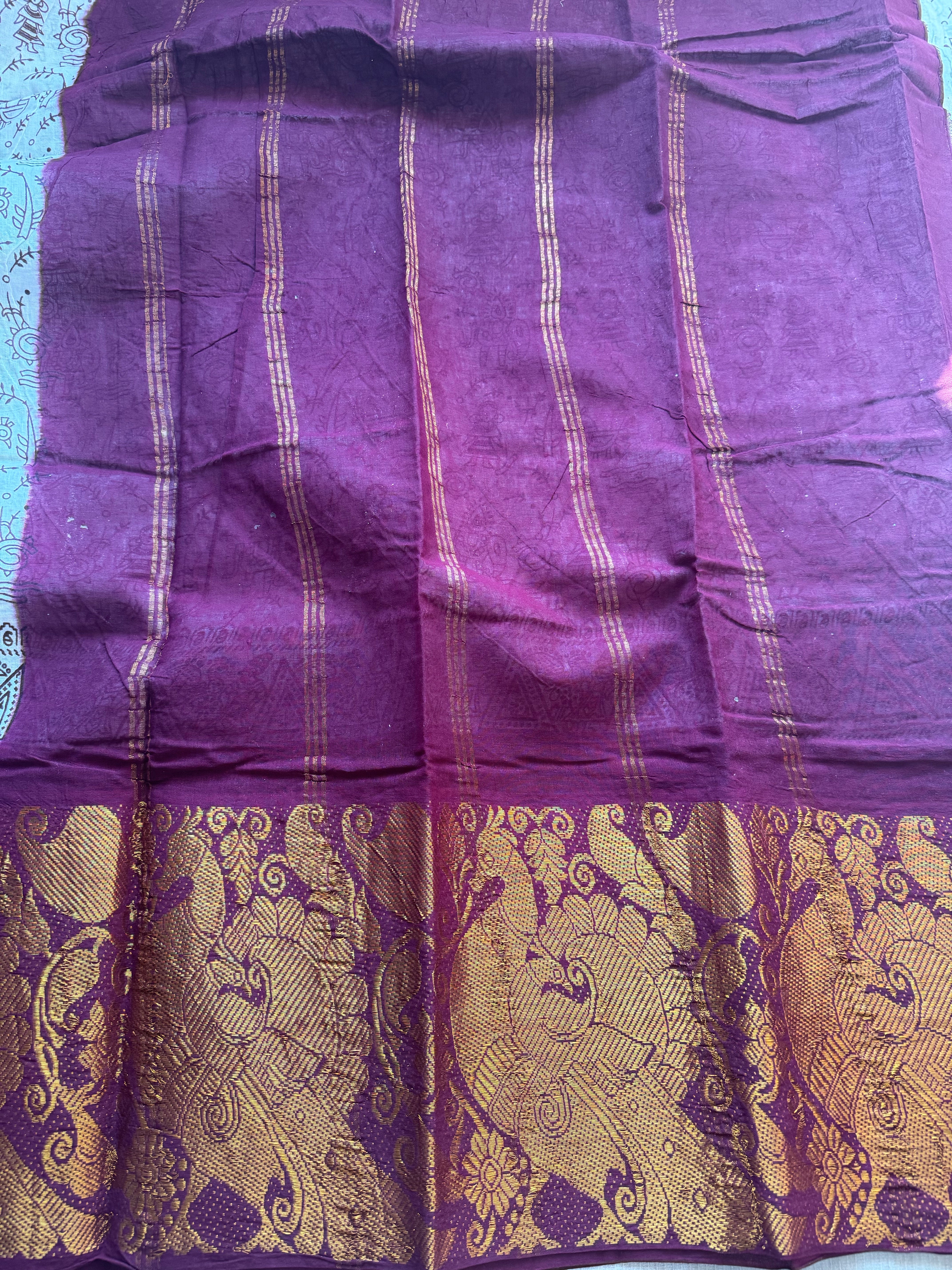 Devaki - Sungudi Cotton Saree – Handcrafted Madurai Sungudi Saree in Soft Cotton - Image 4