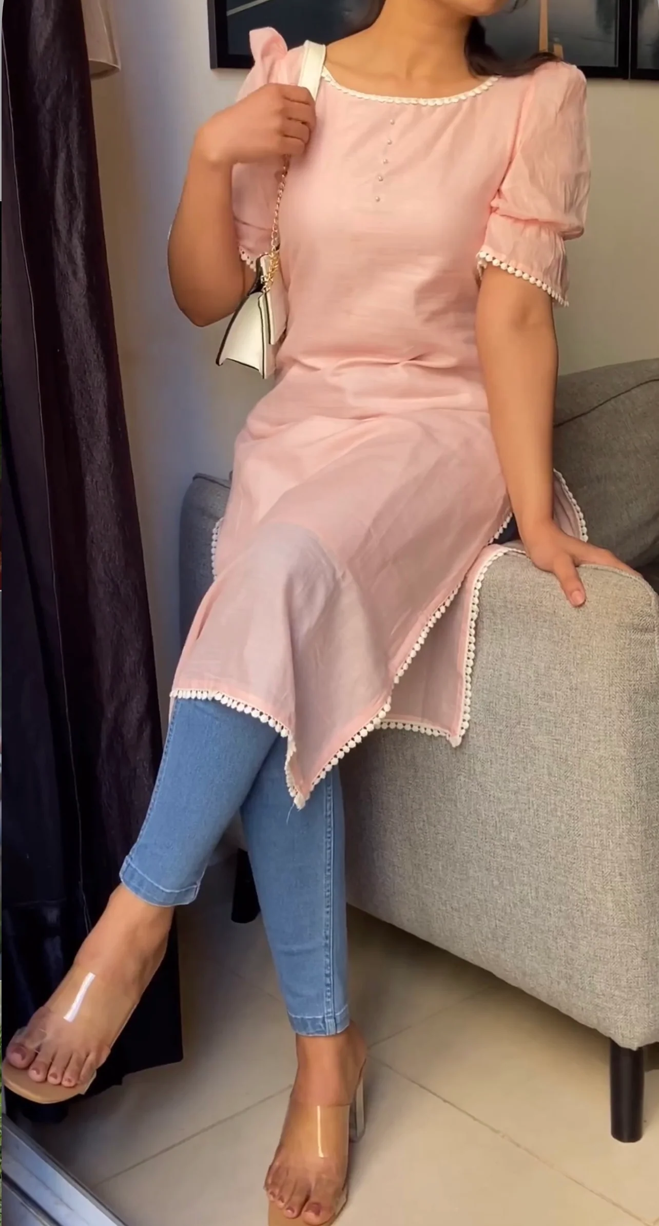 Gulabi pink - Kurta - Image 2