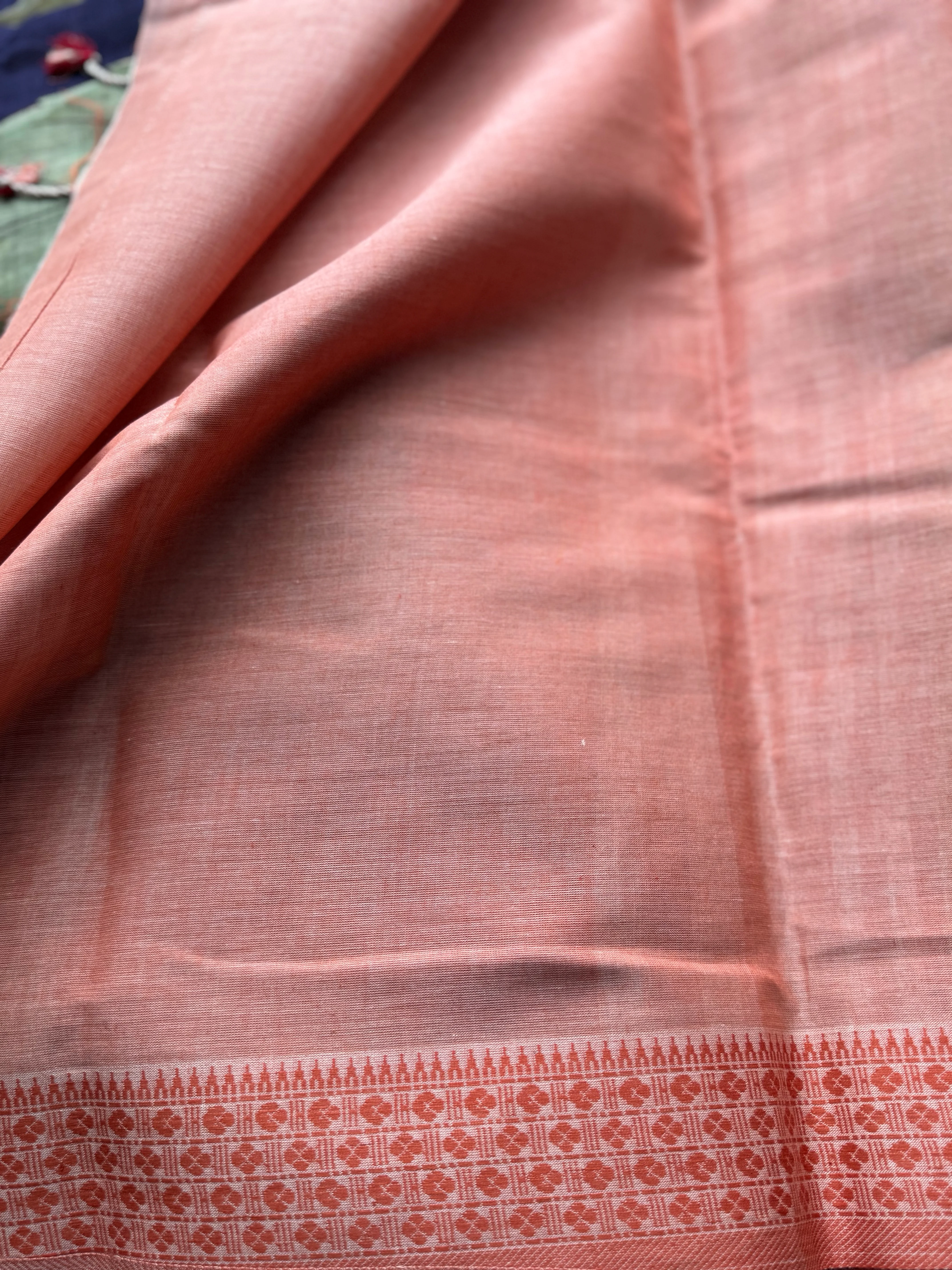 Kadhi Cotton Saree with Digital Floral print - Image 4