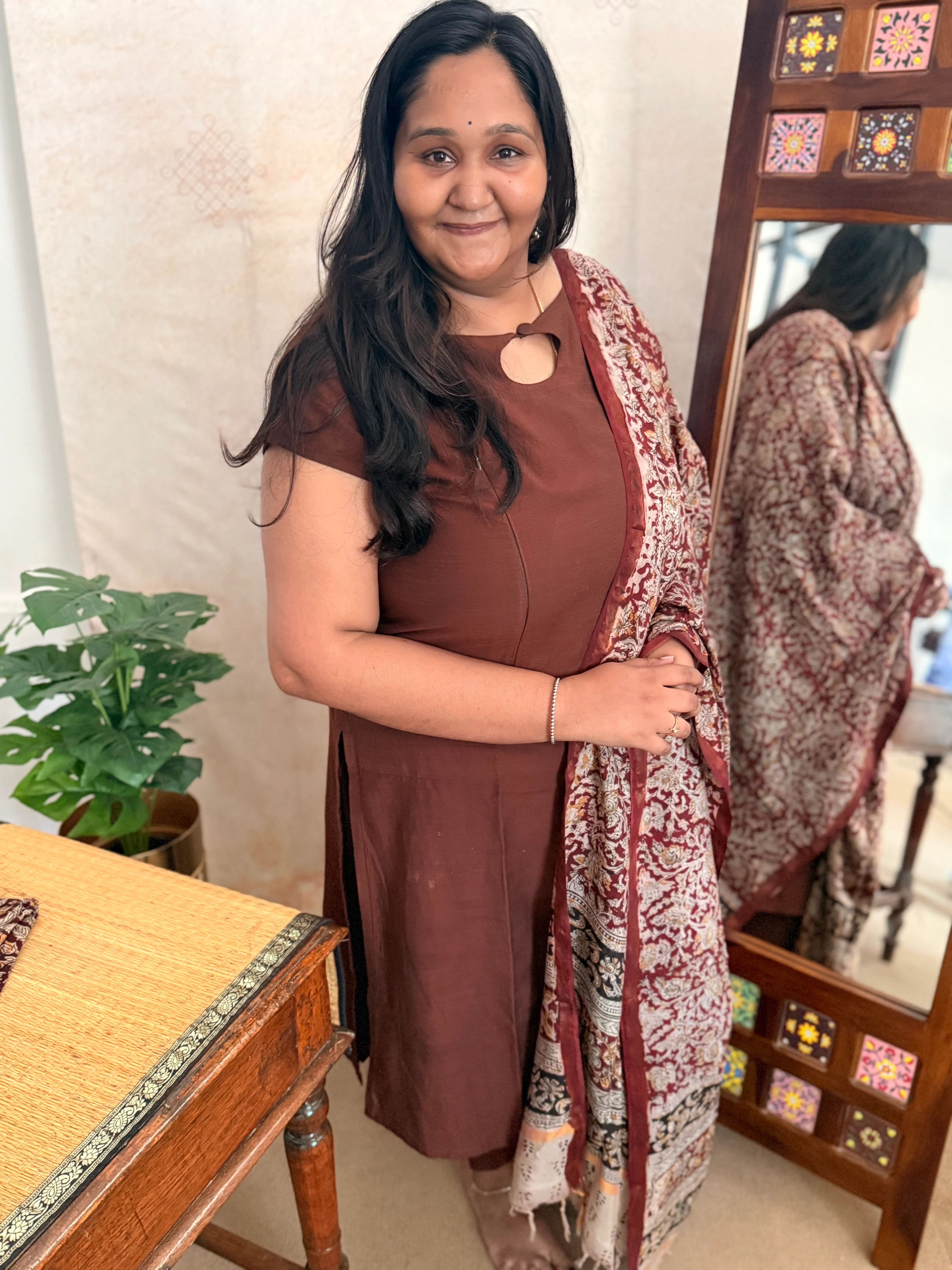 Kalamkari Dupatta - Image 2