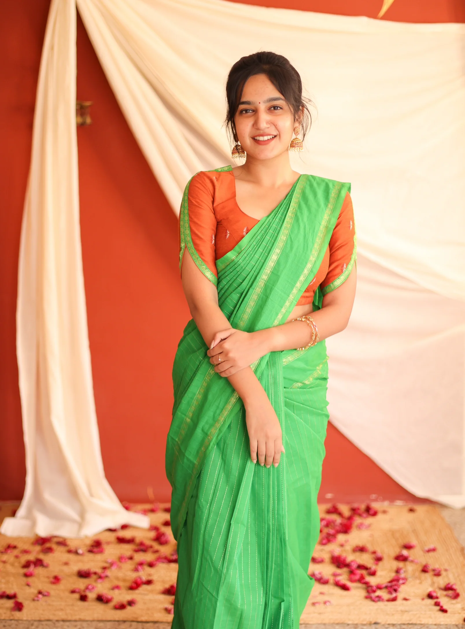 Kamakshi - Kanchi Cotton Saree - Image 5