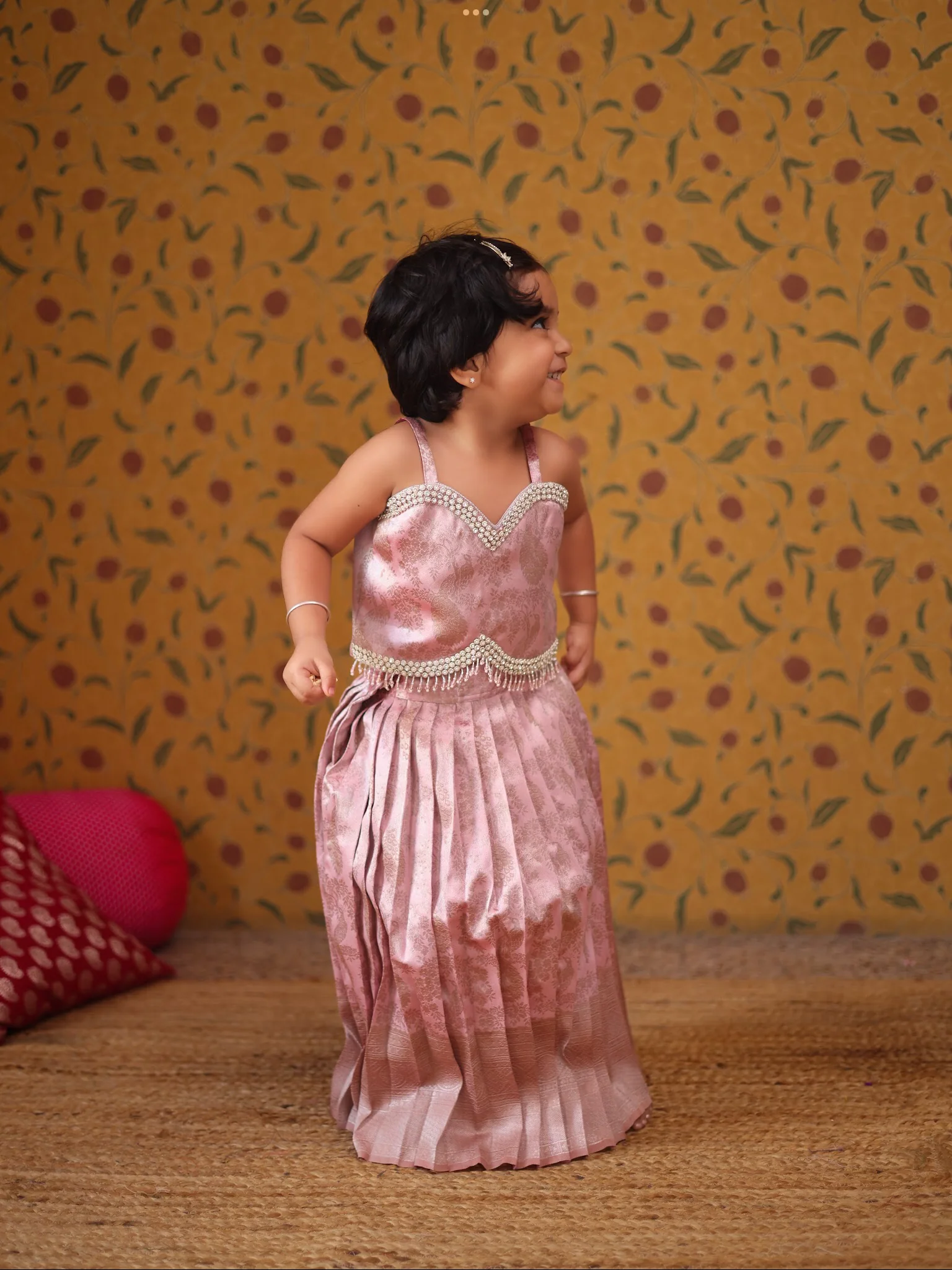 Kids Crop Top and Skirt  - Festive Styles Express - Image 2
