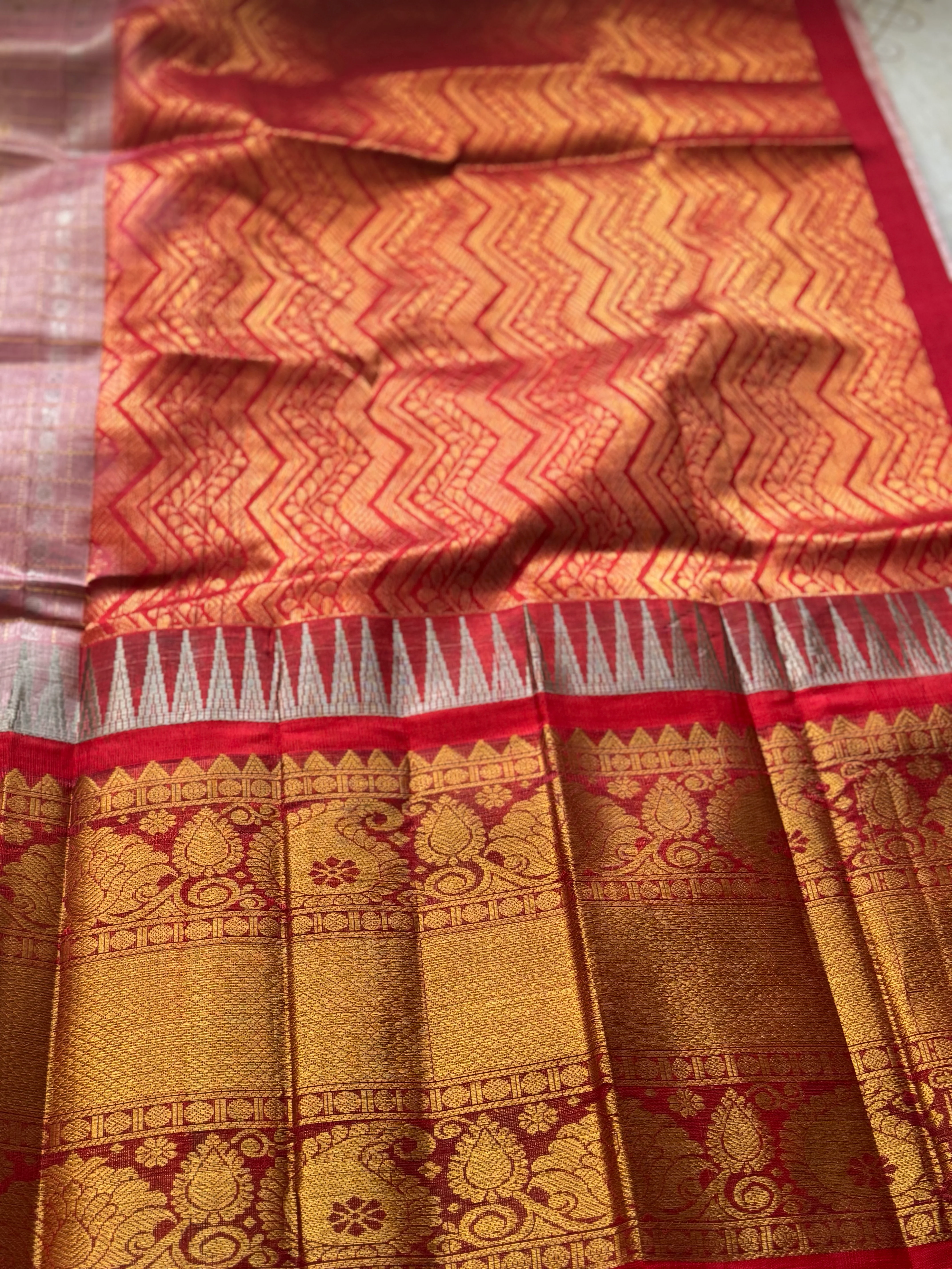 Kuppadam Silk Cotton Saree - Image 3