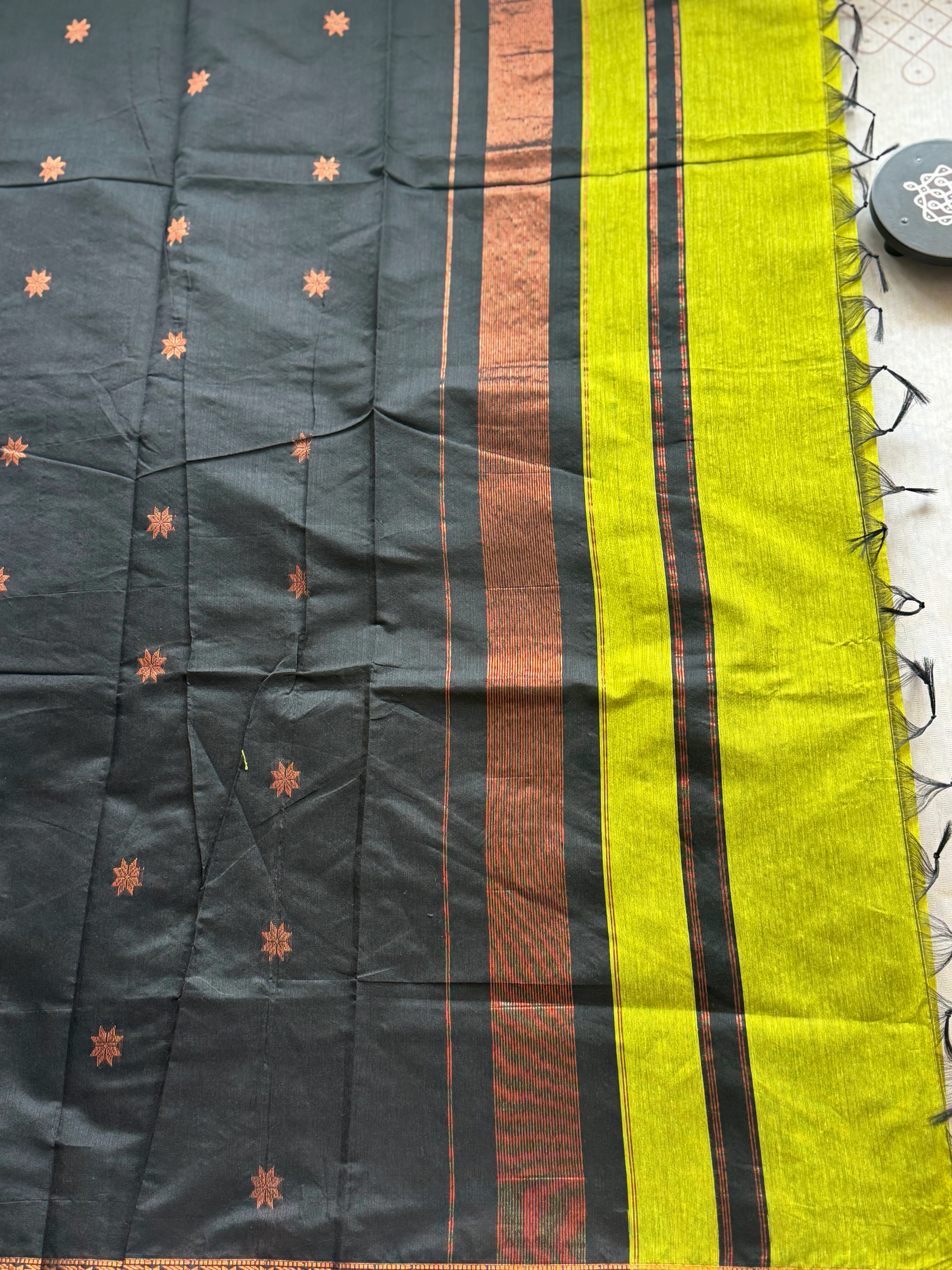 Maheshwari Silk Cotton Saree - Image 3