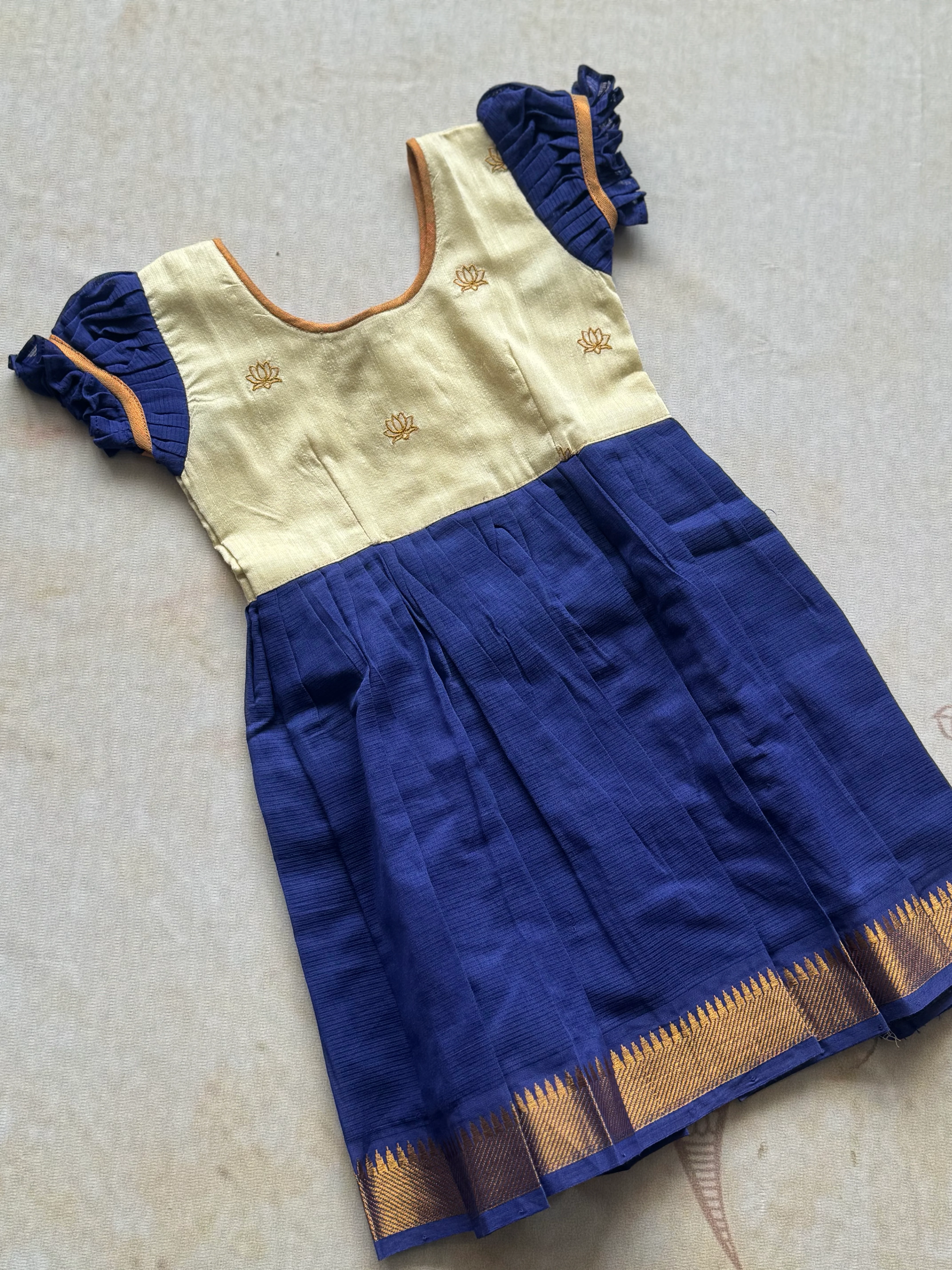 Mangalgiri Cotton Kids Frock - Express