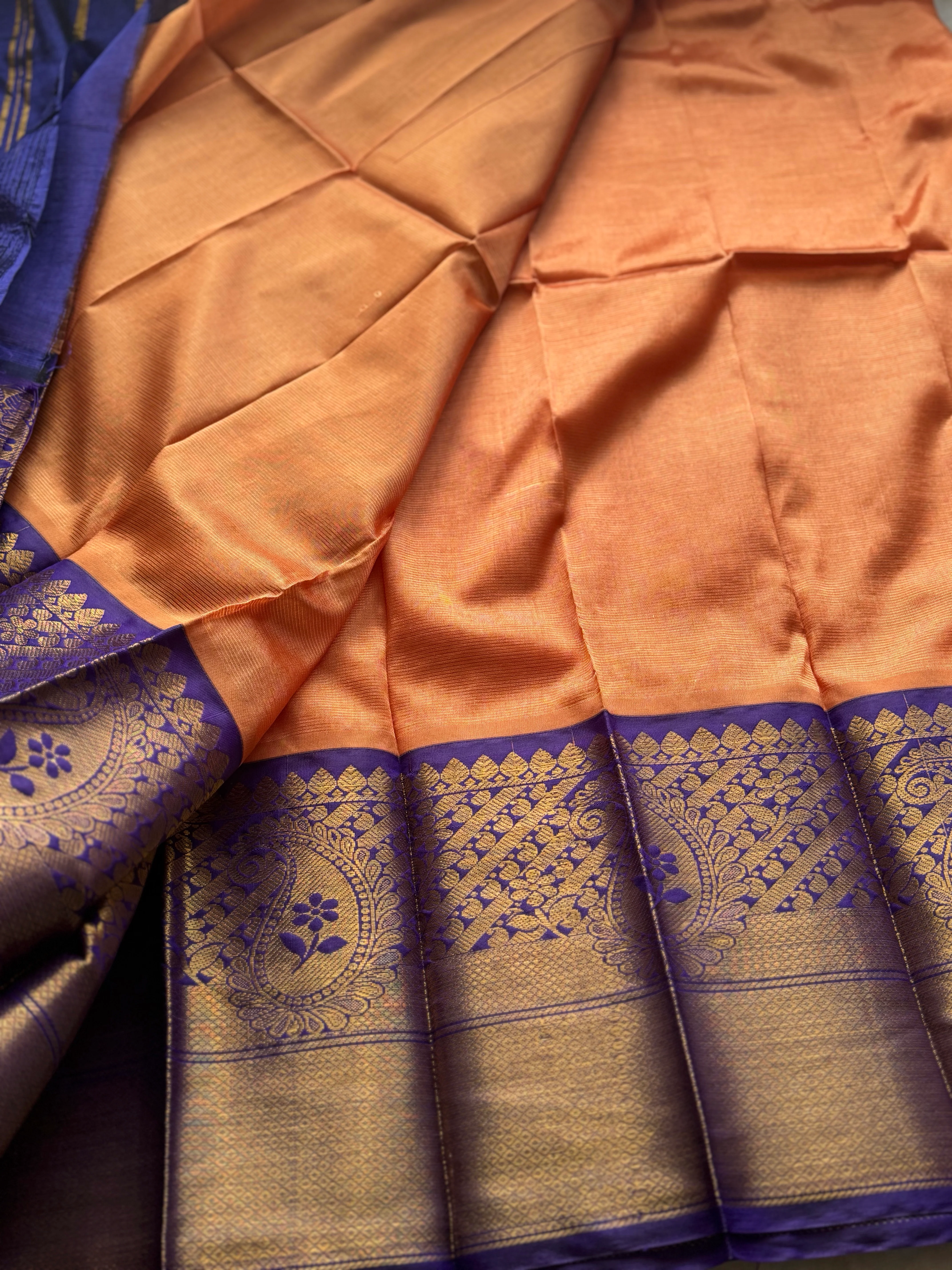 Mangalgiri Silk Cotton Saree - Image 3