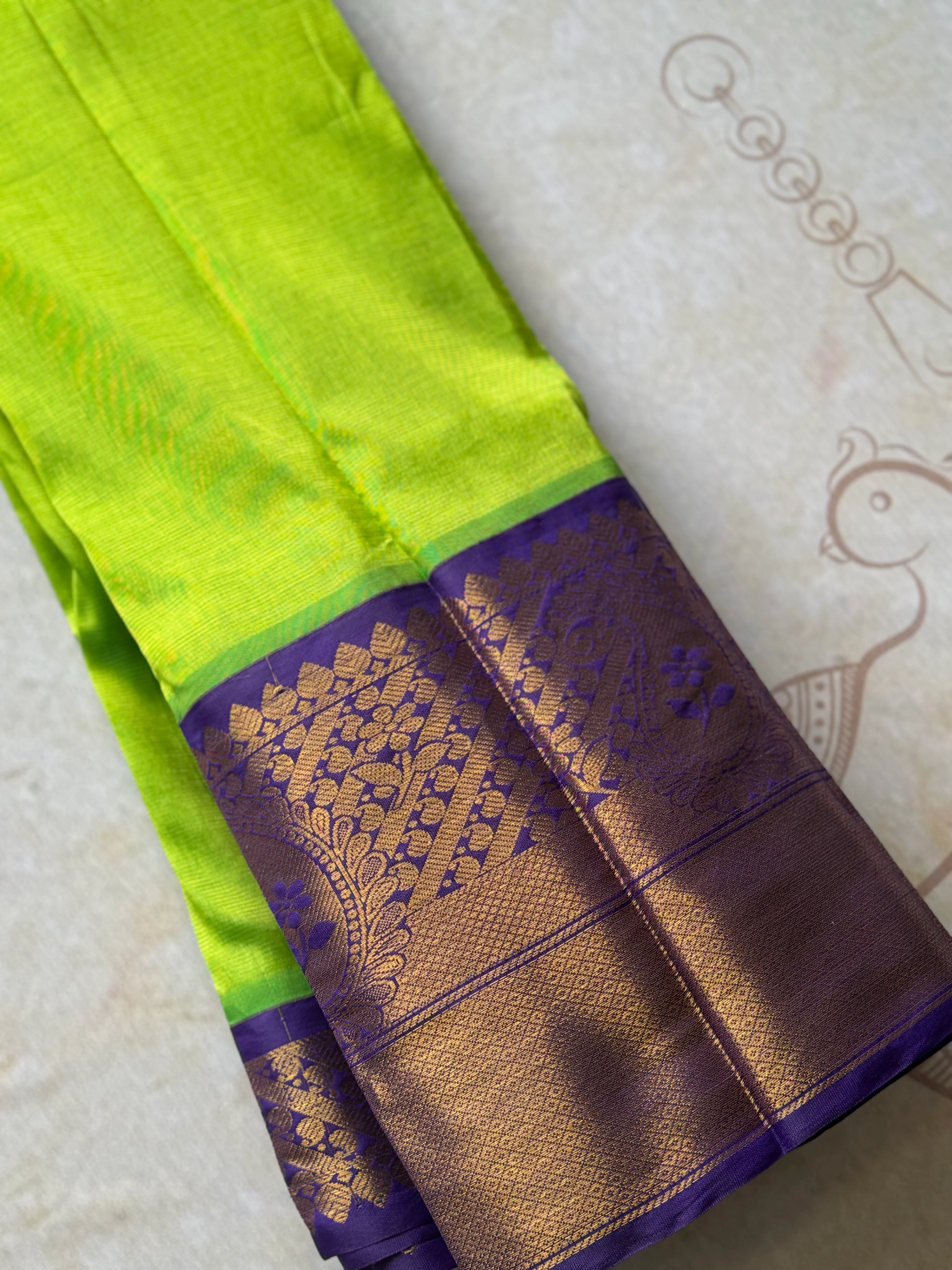 Mangalgiri Silk Cotton Saree - Image 2