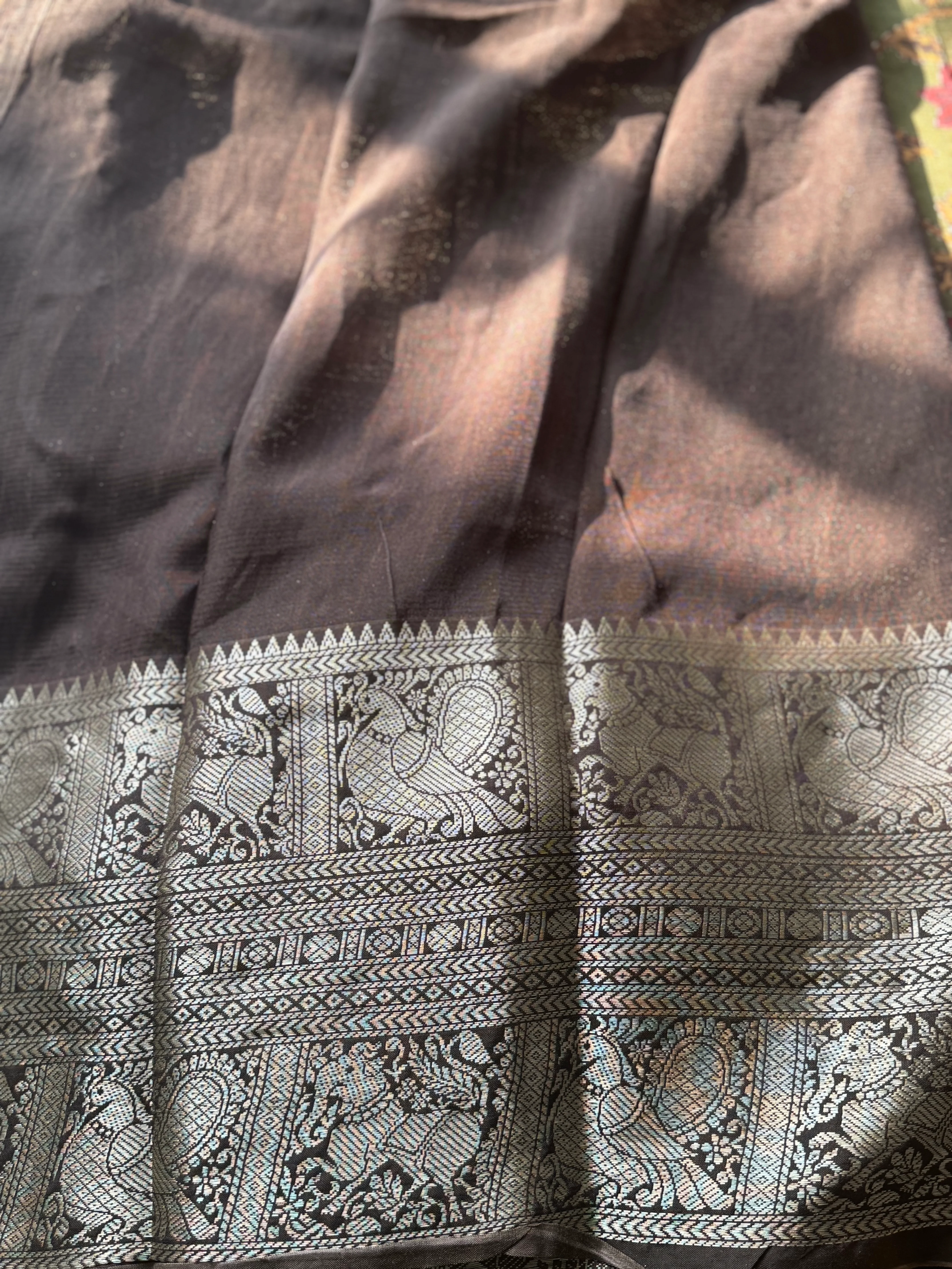 Mangalgiri Stitch Printed Saree - Image 5