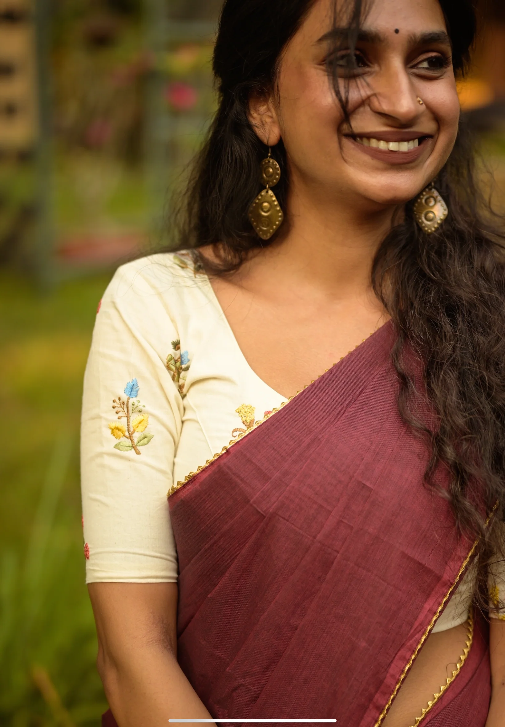 Multicolour Floral Blouse - Image 13