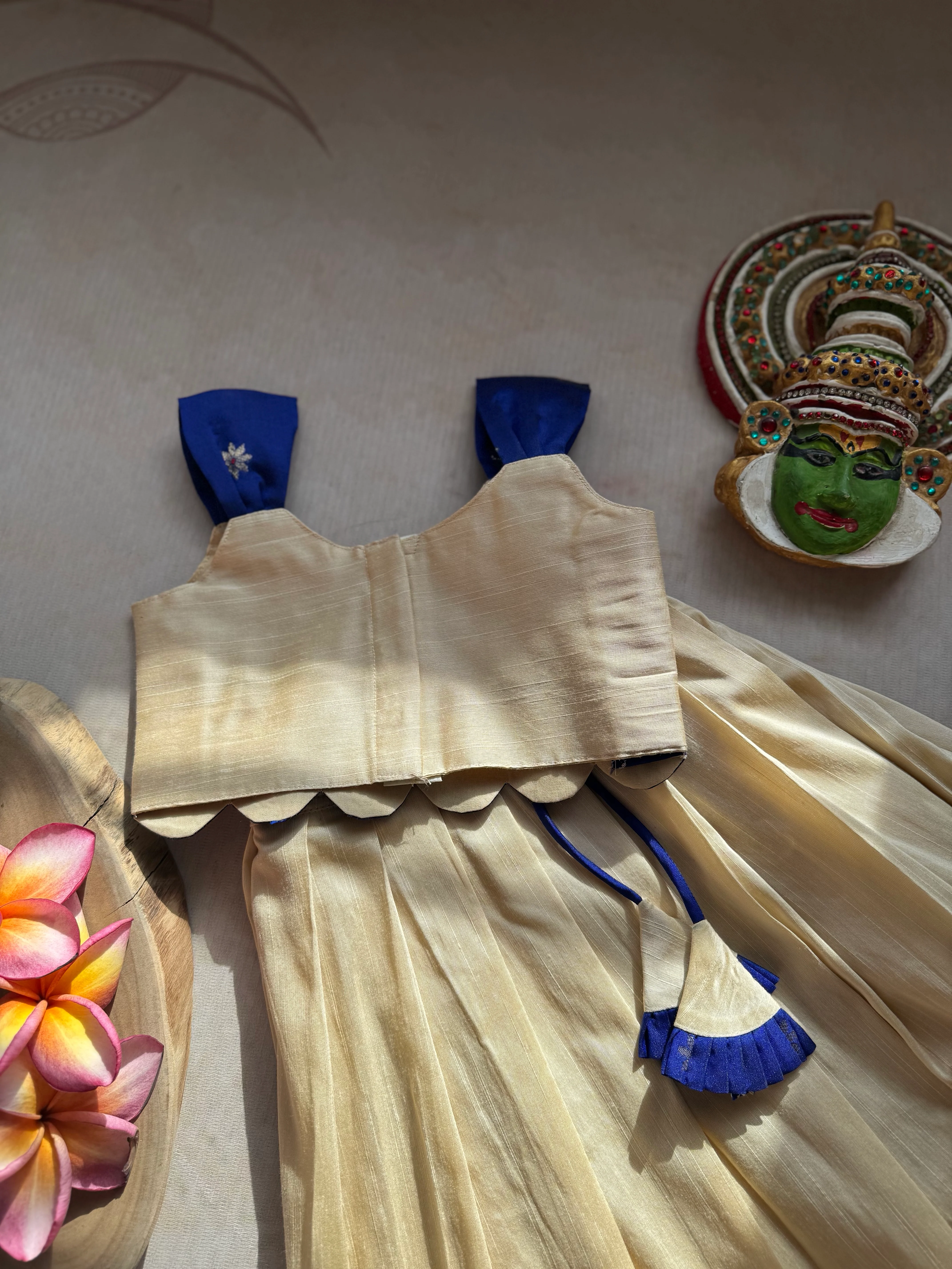 Naya Crop Top and Skirt - Onam Edit - Image 2