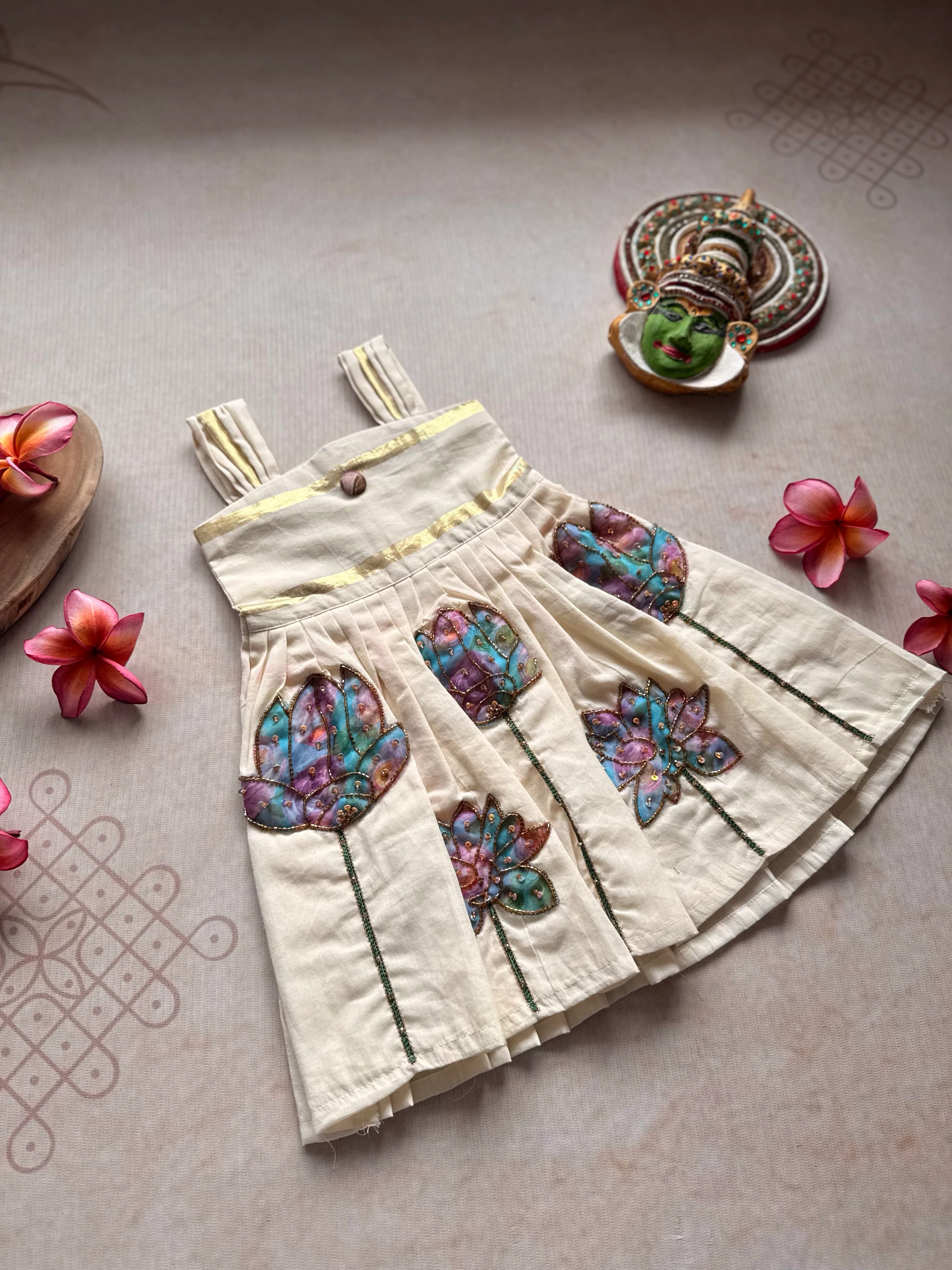 Padmam Frock - Onam Edit - Image 2
