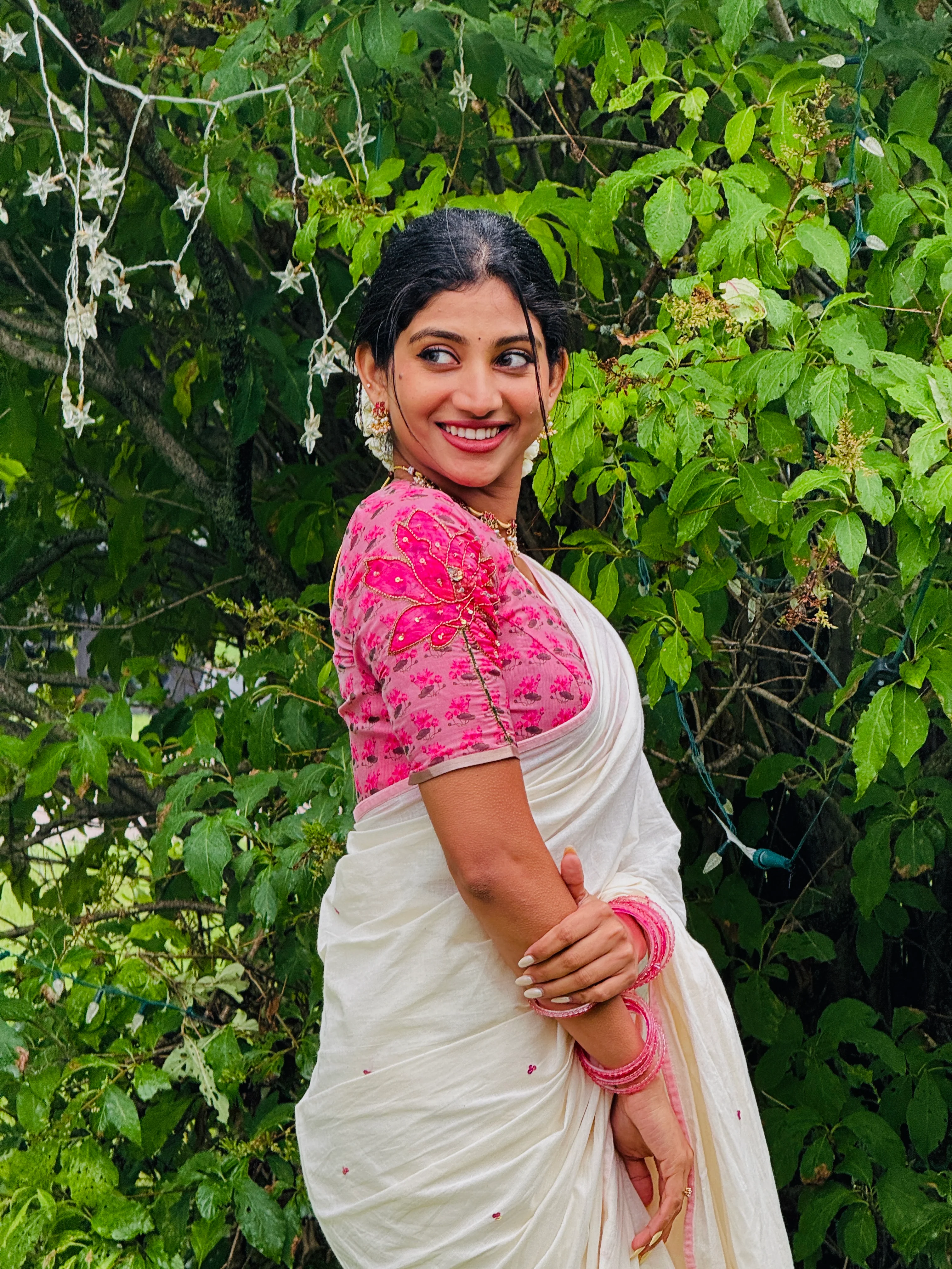 Padmam Saree with Sequin’s - Onam Edit - Image 11