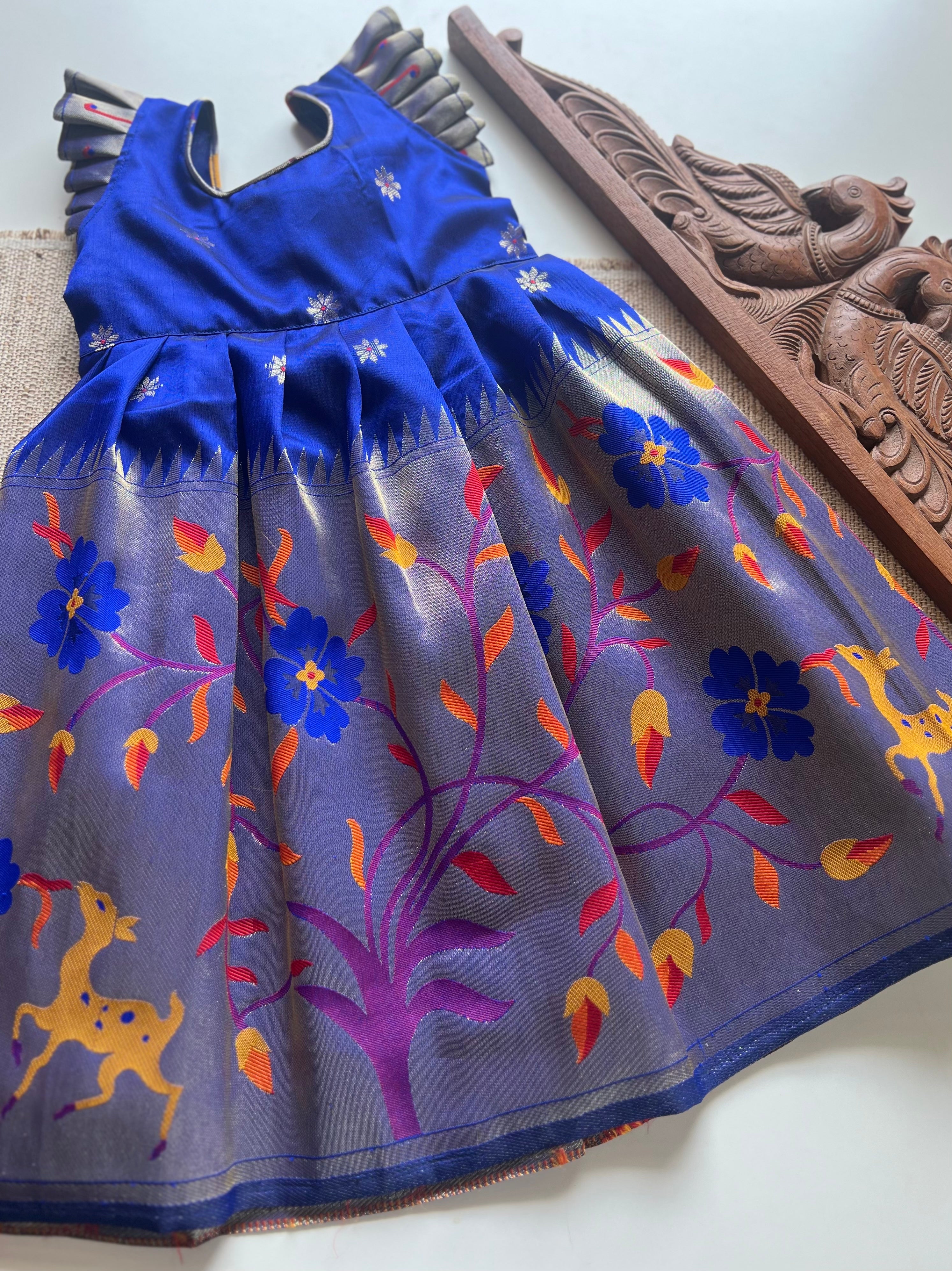 Paithani frock Express