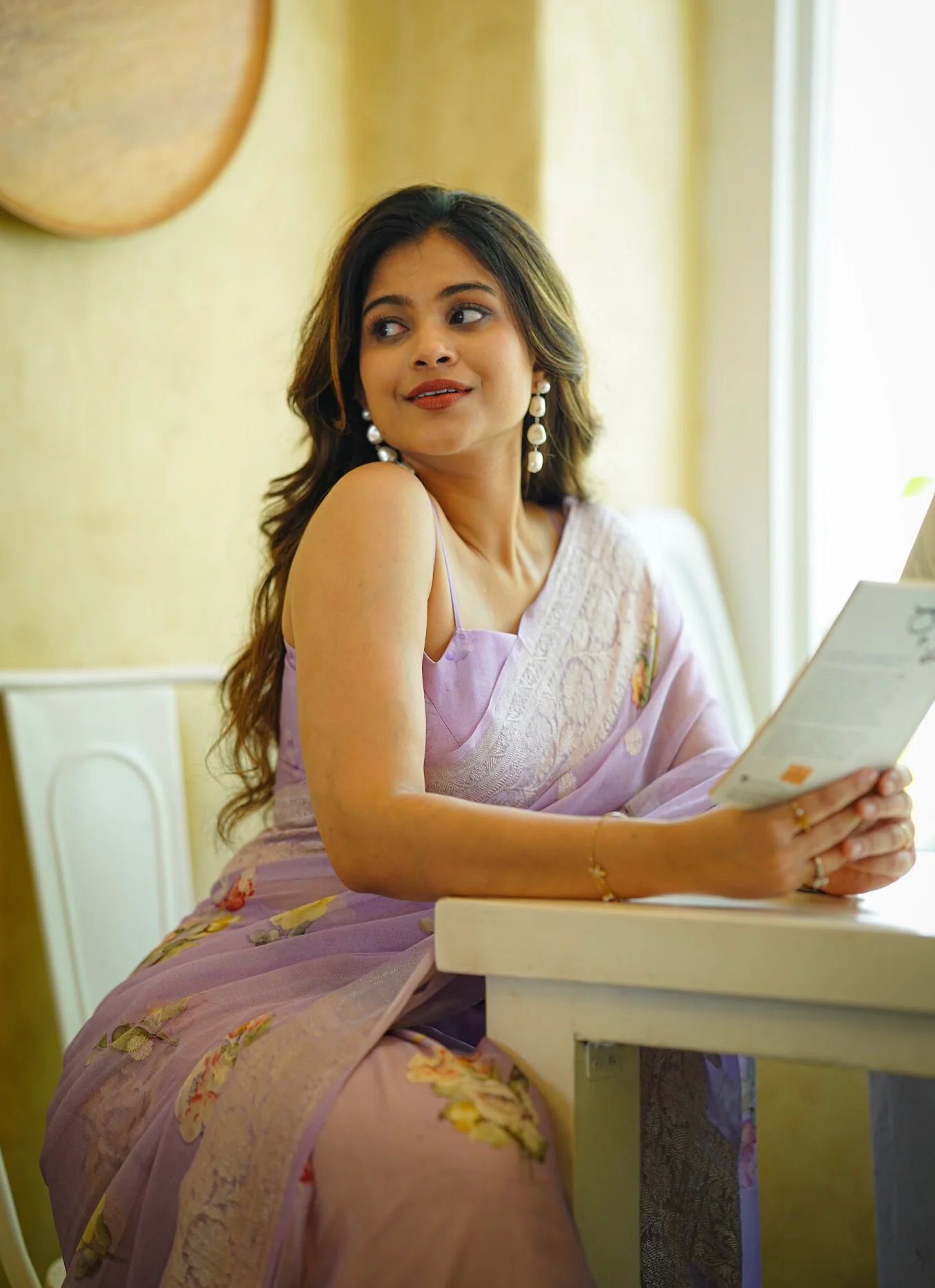 Pure Floral Khaddi Georgette - Image 5