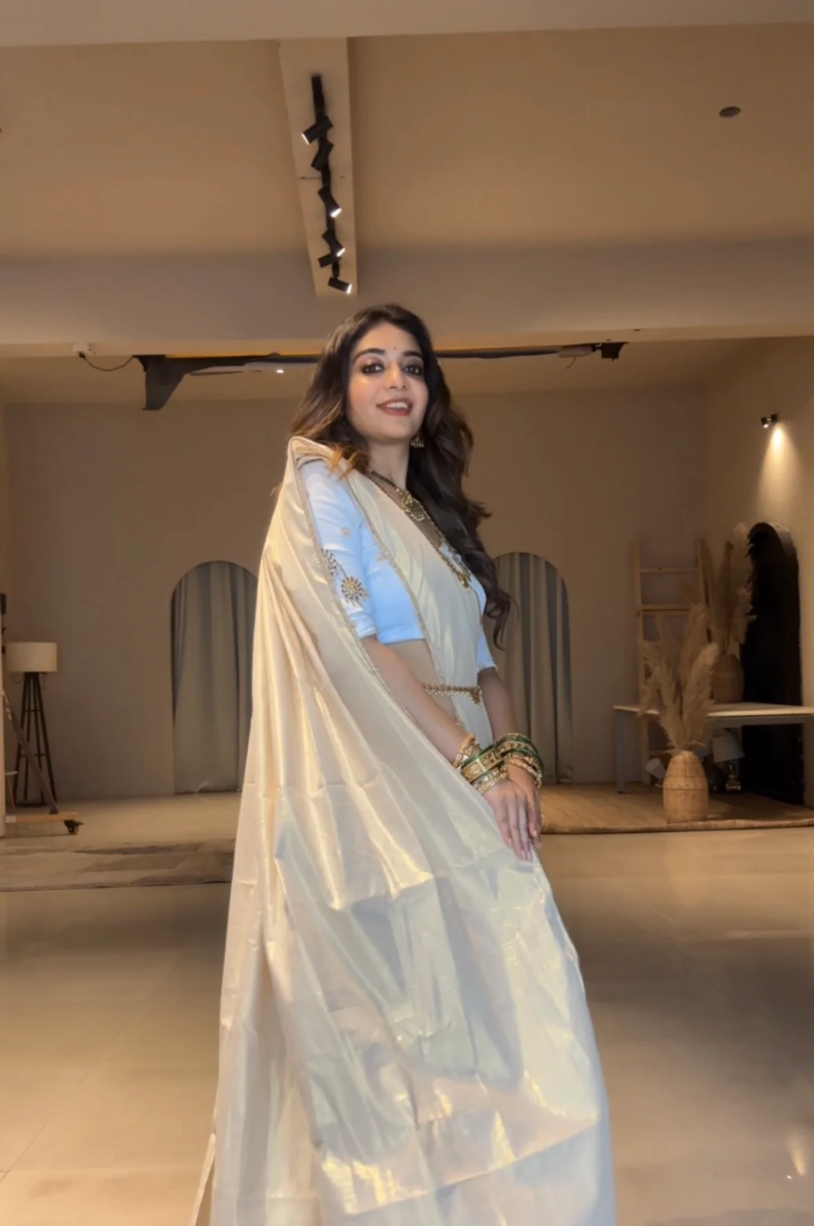 Pure Soft Cotton Tissue Saree - Onam Edit - Image 4