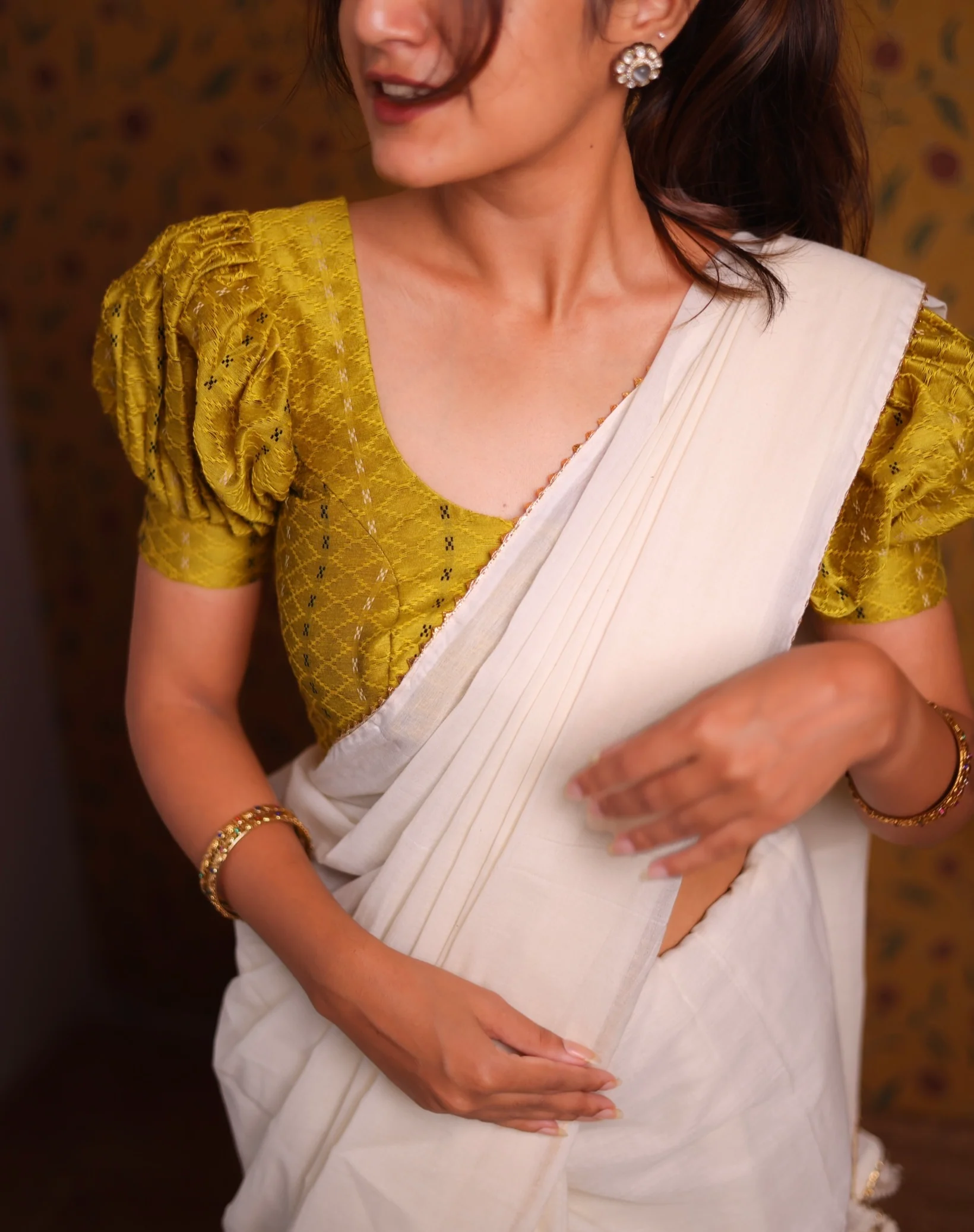 Raw Silk Blouse - Image 3