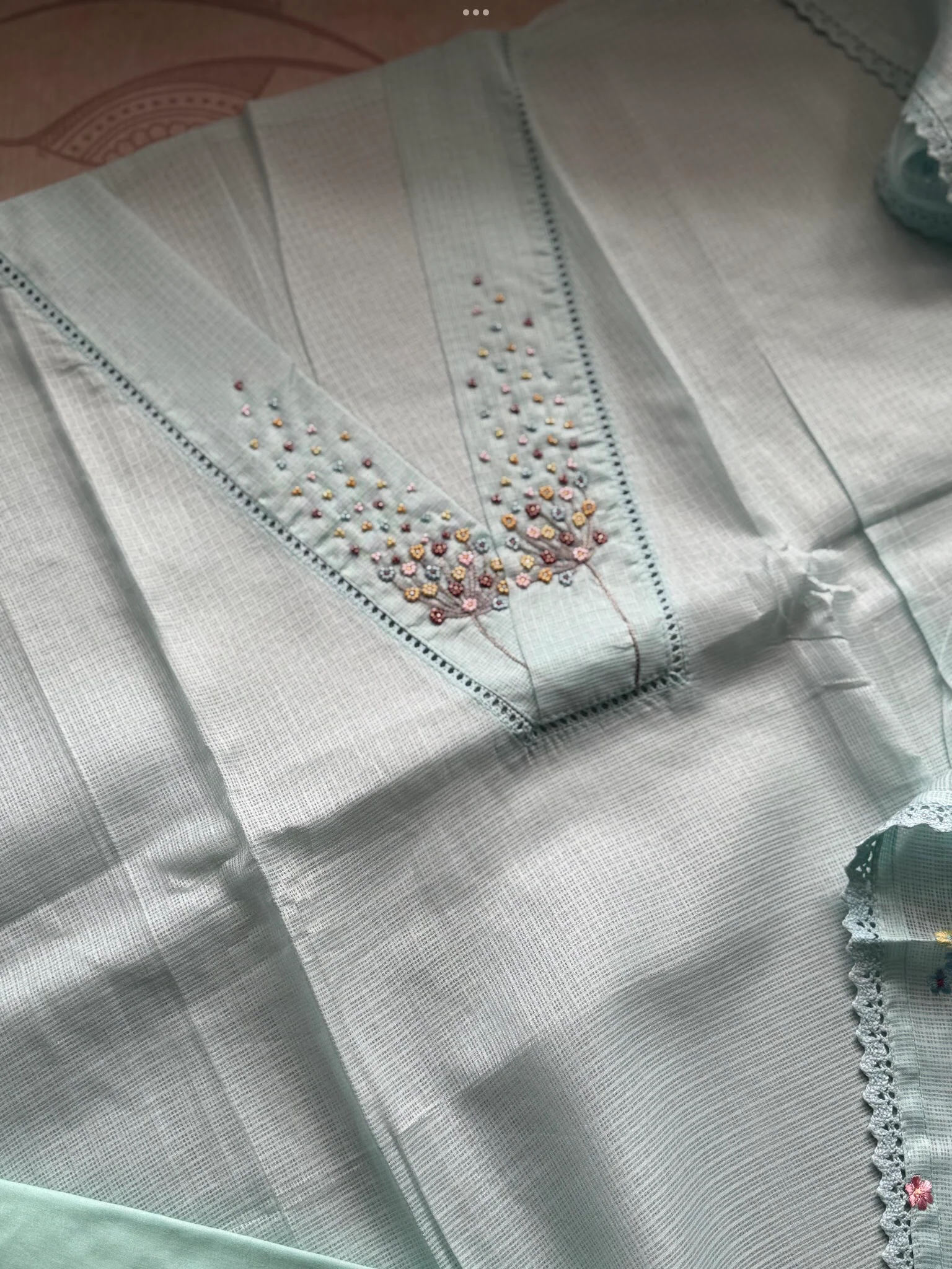 Saanvi - Kota Unstitched 3 Piece Salwar Material - Image 2