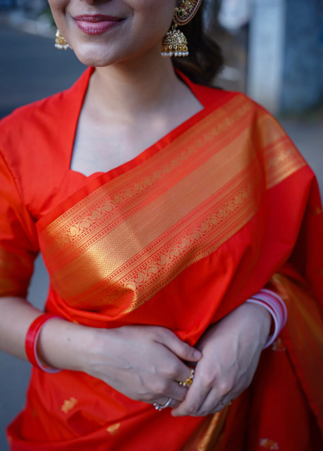 Semi Kanchi Silk Saree - Image 7