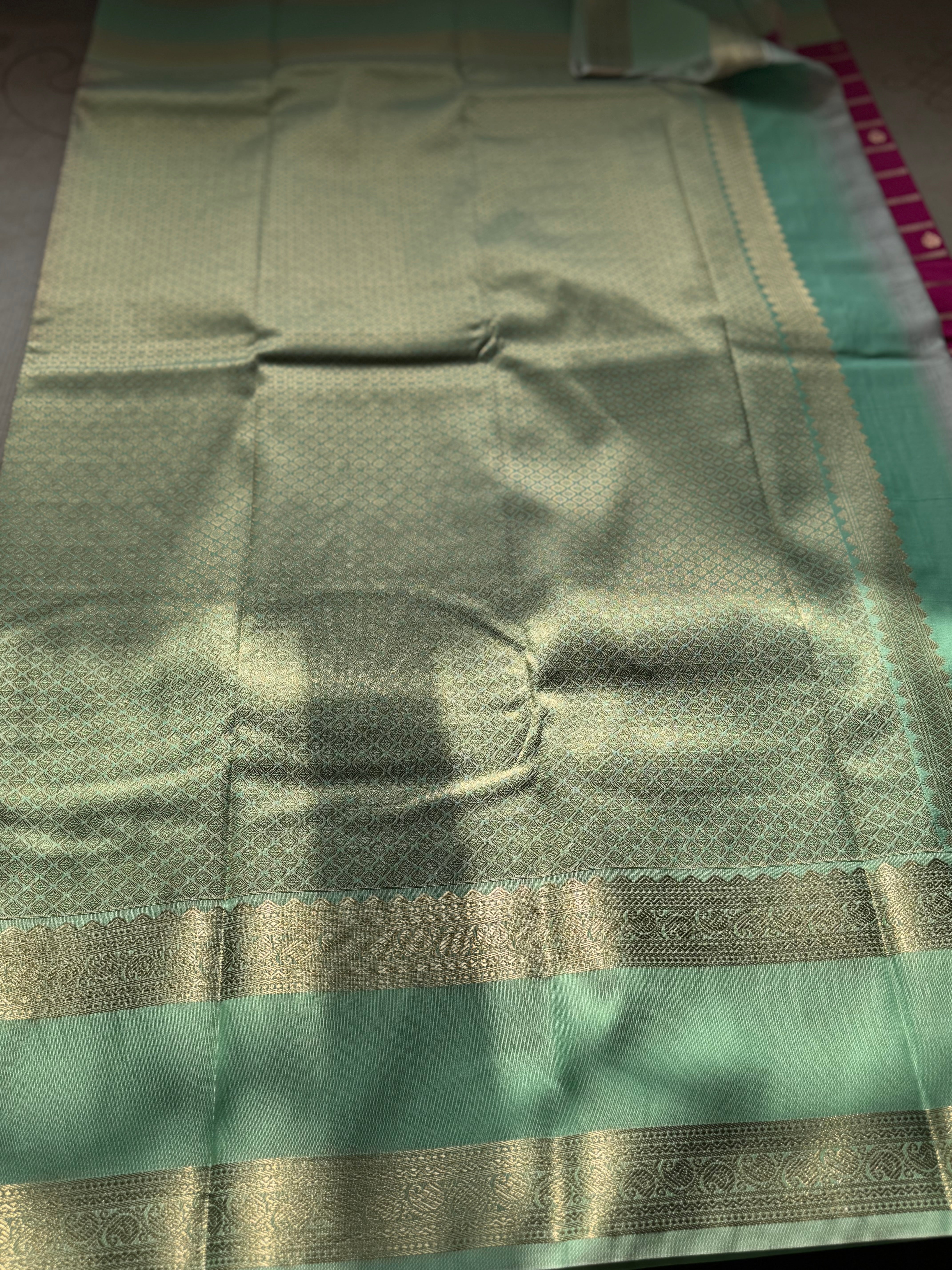 Semi Kanchi Silk Saree - Image 3
