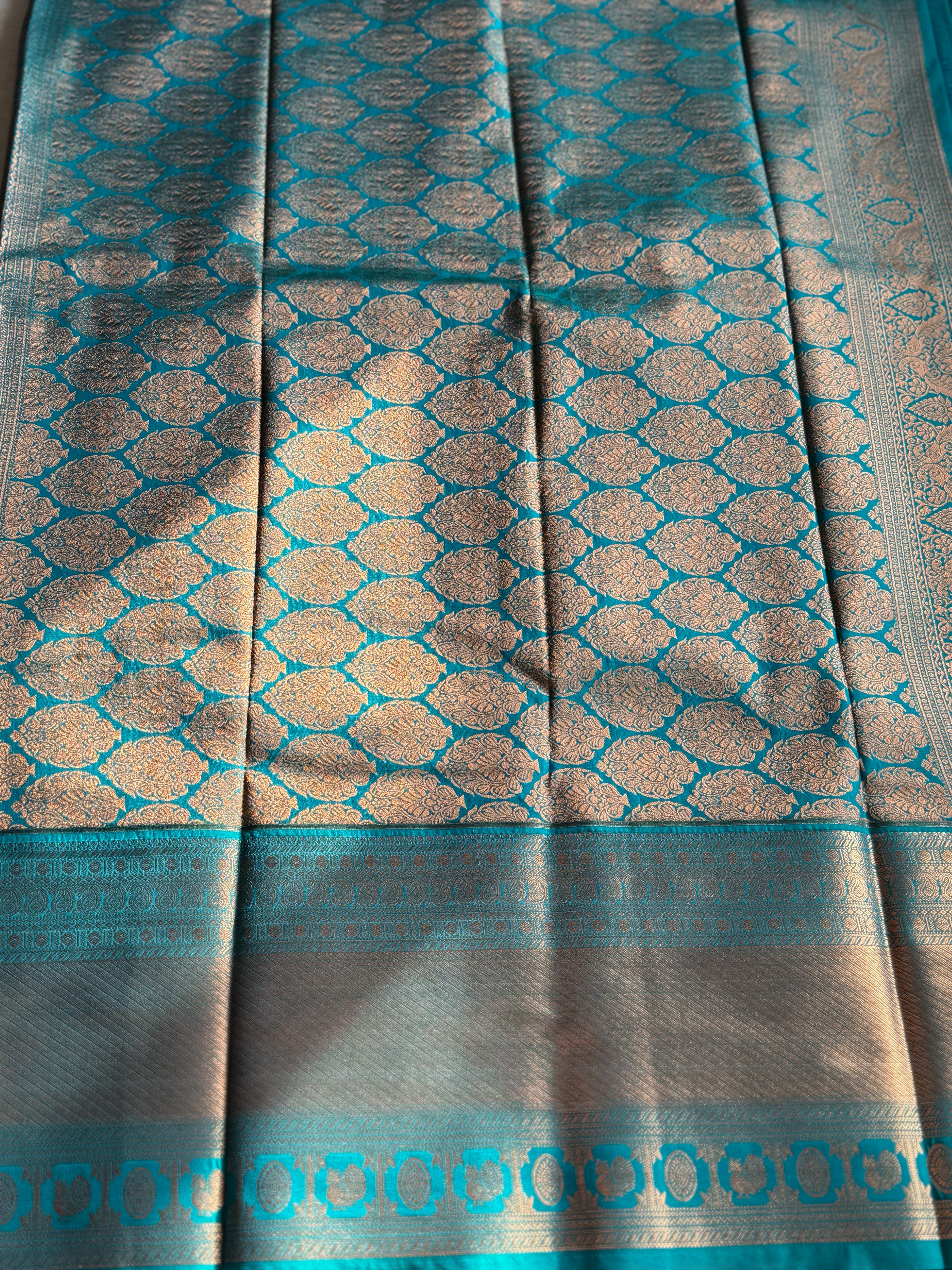 Semi Kanchi Silk Saree - Image 3