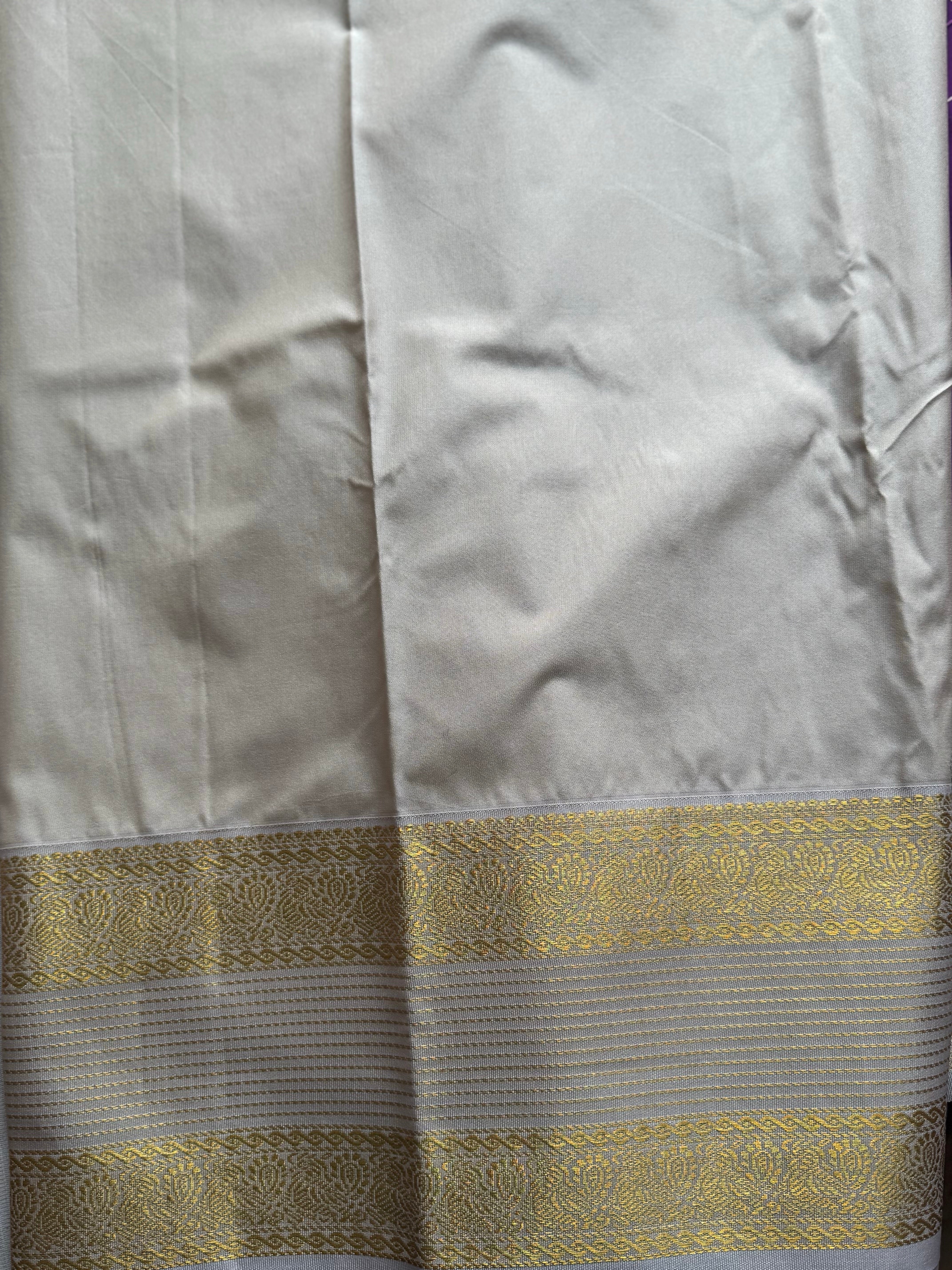 Semi Kanchi Silk Saree – Festive & Ethnic Wear - Image 4