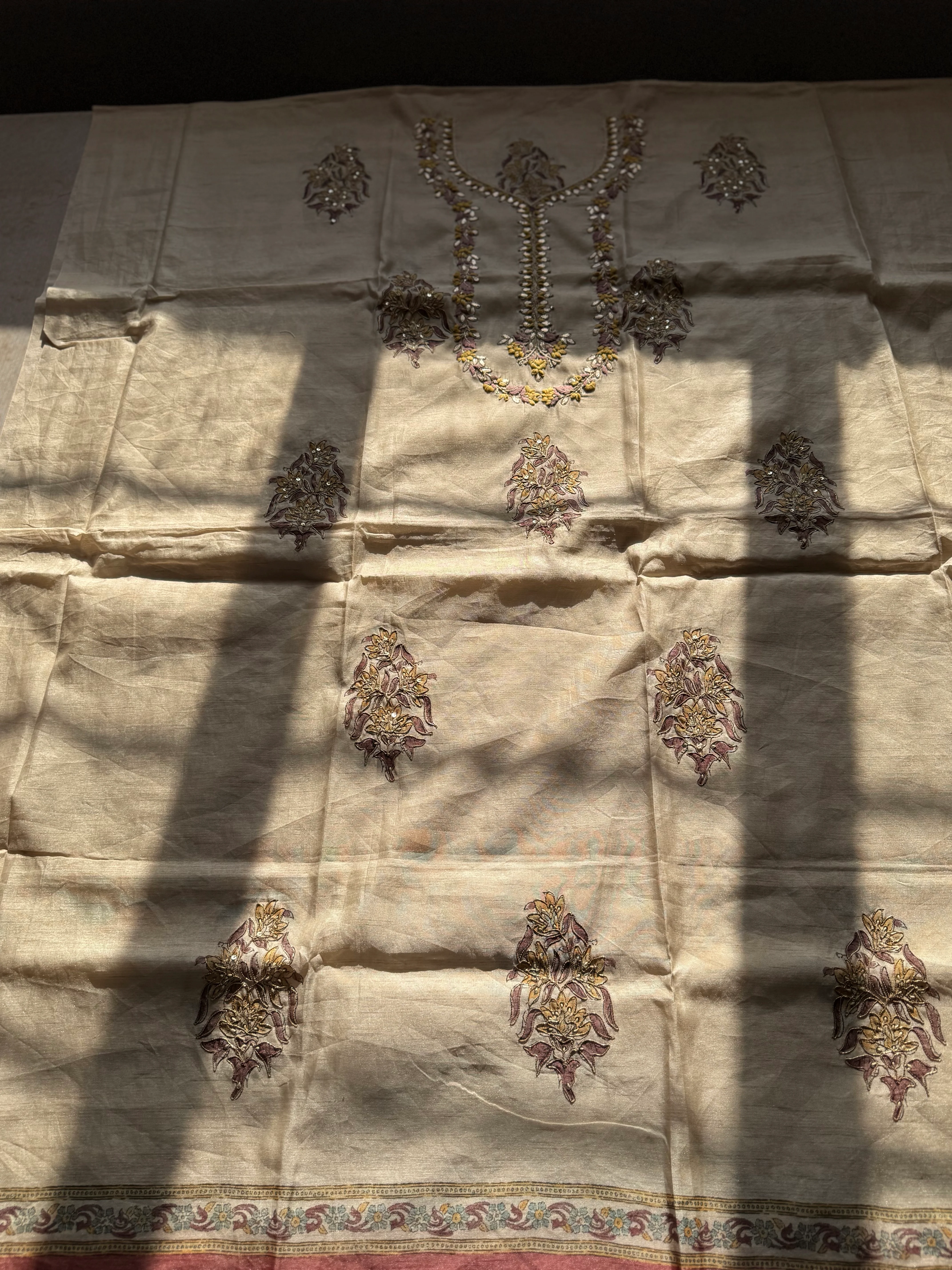 Sylvie Unstitched - Kurta + Pant + Dupatta Material - Image 3