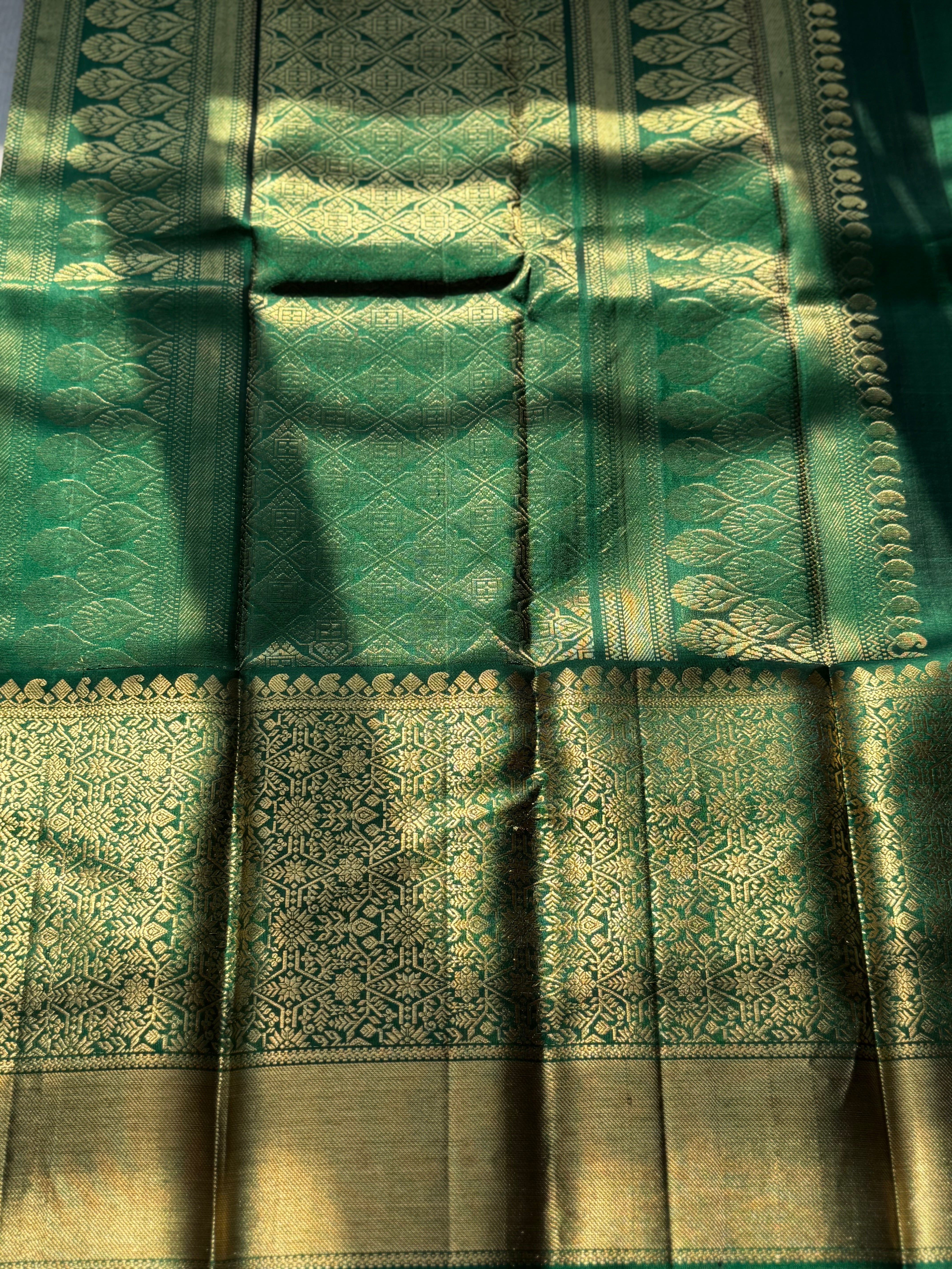 Traditional Kanjivaram Pure Silk Zari Saree - Image 4